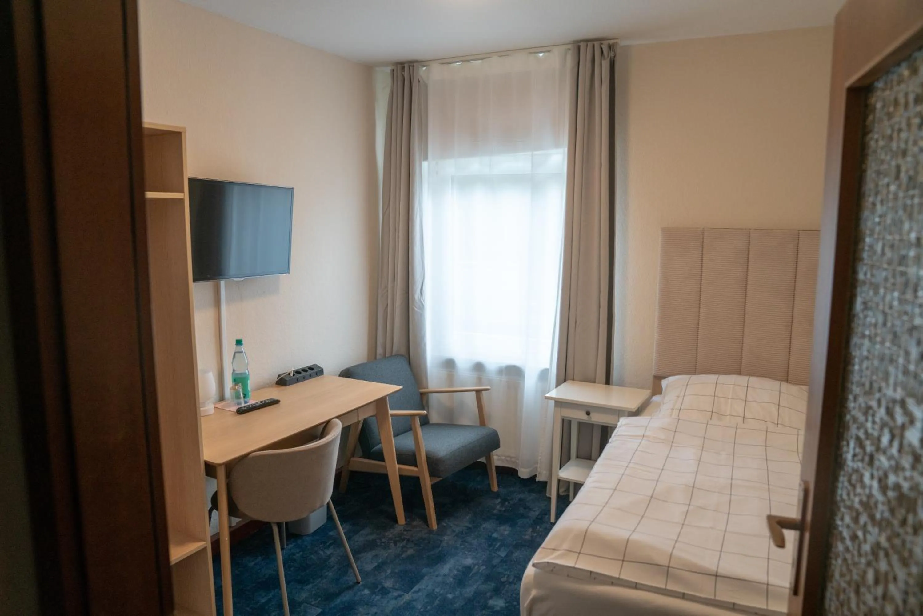 Bed in Hotel zum Grafen Hallermunt