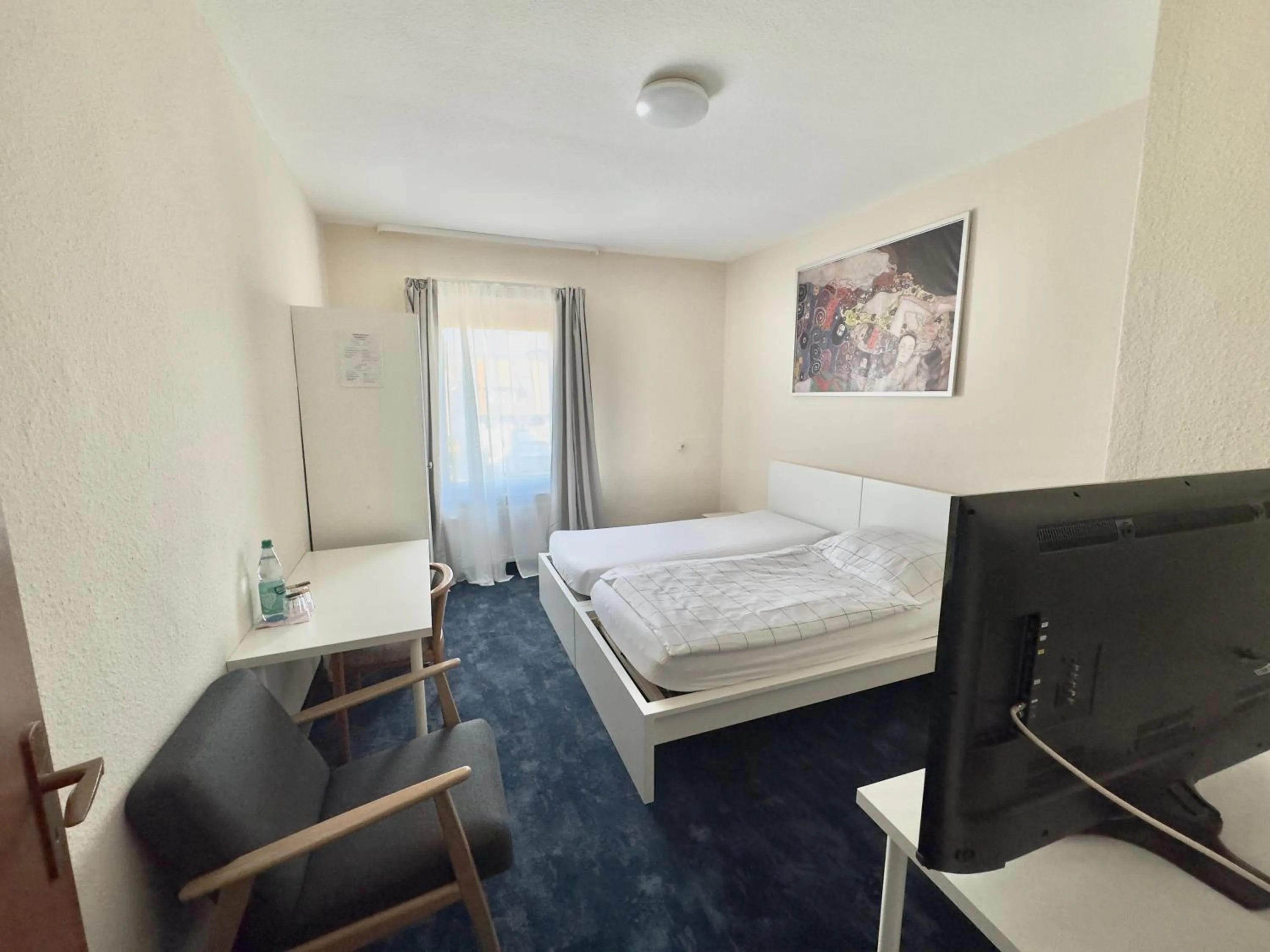 Bed in Hotel zum Grafen Hallermunt