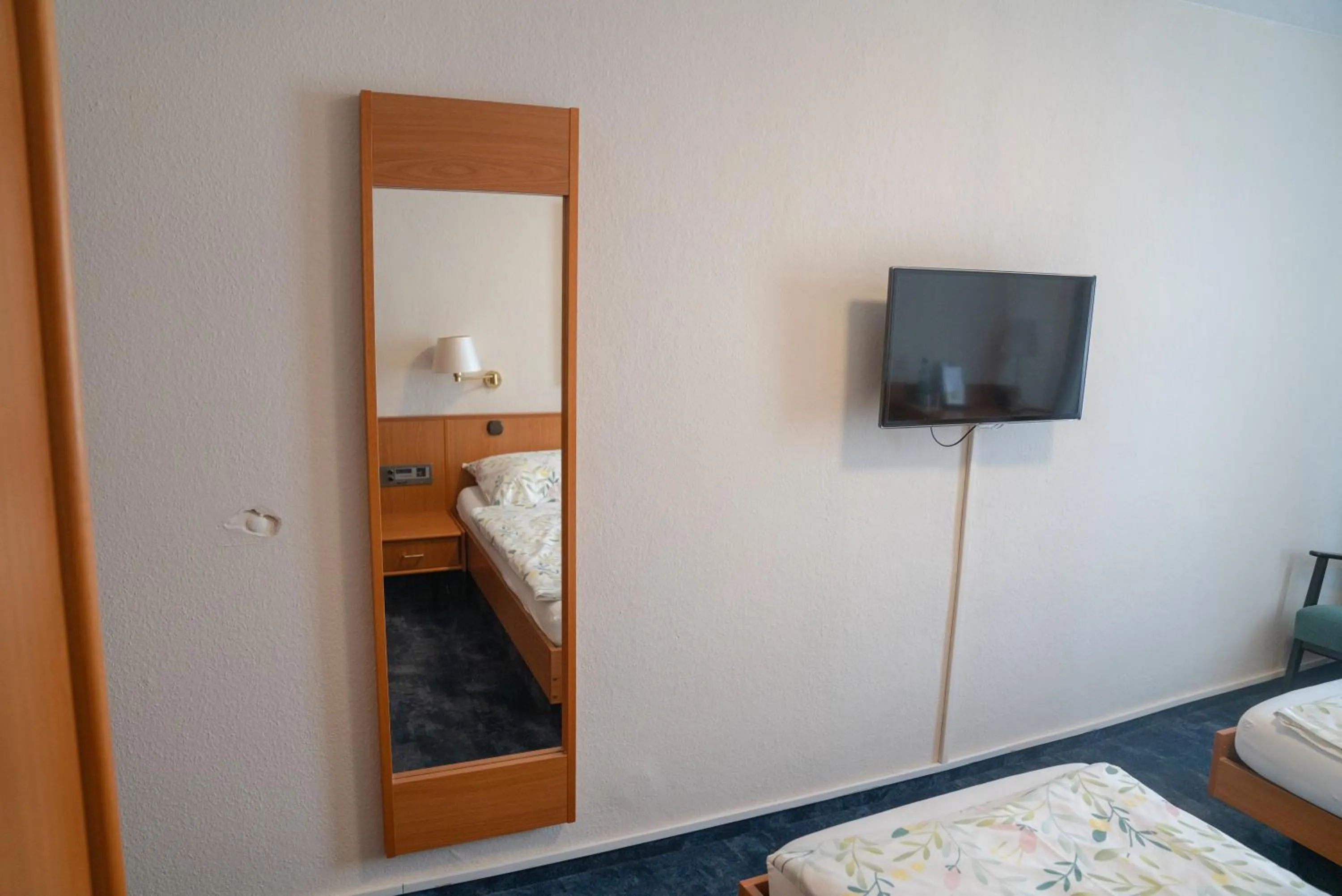 TV and multimedia, Bed in Hotel zum Grafen Hallermunt