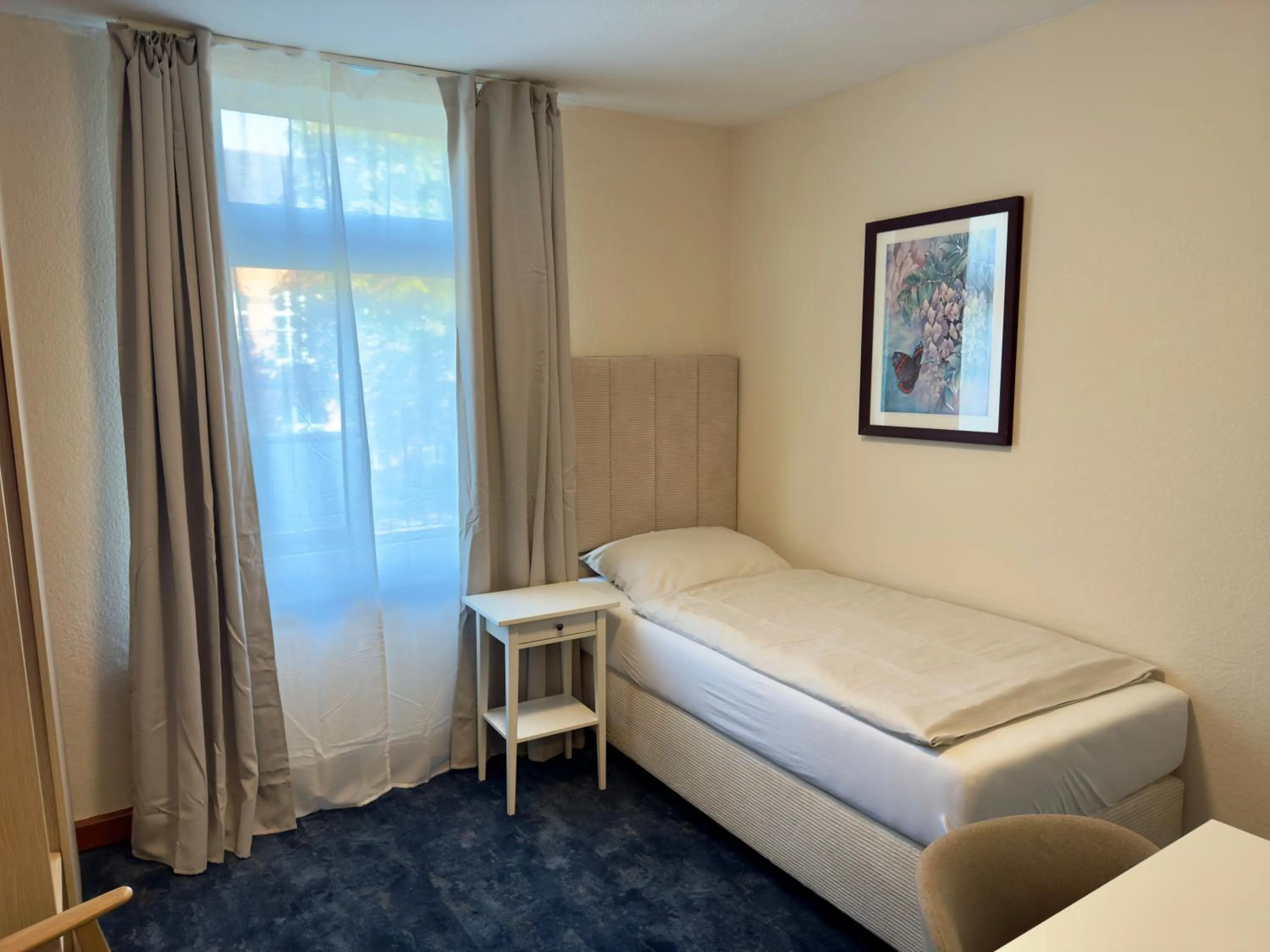 Bed in Hotel zum Grafen Hallermunt