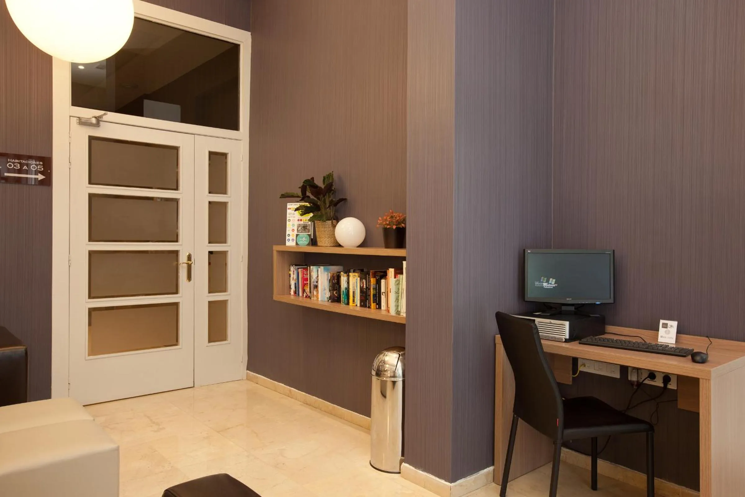 Decorative detail in Hostal Centric