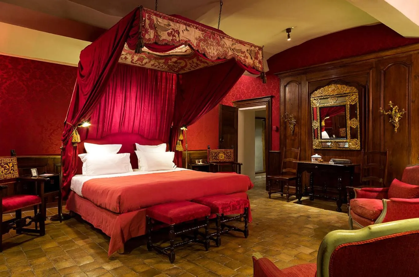 Bedroom in Château de Bagnols