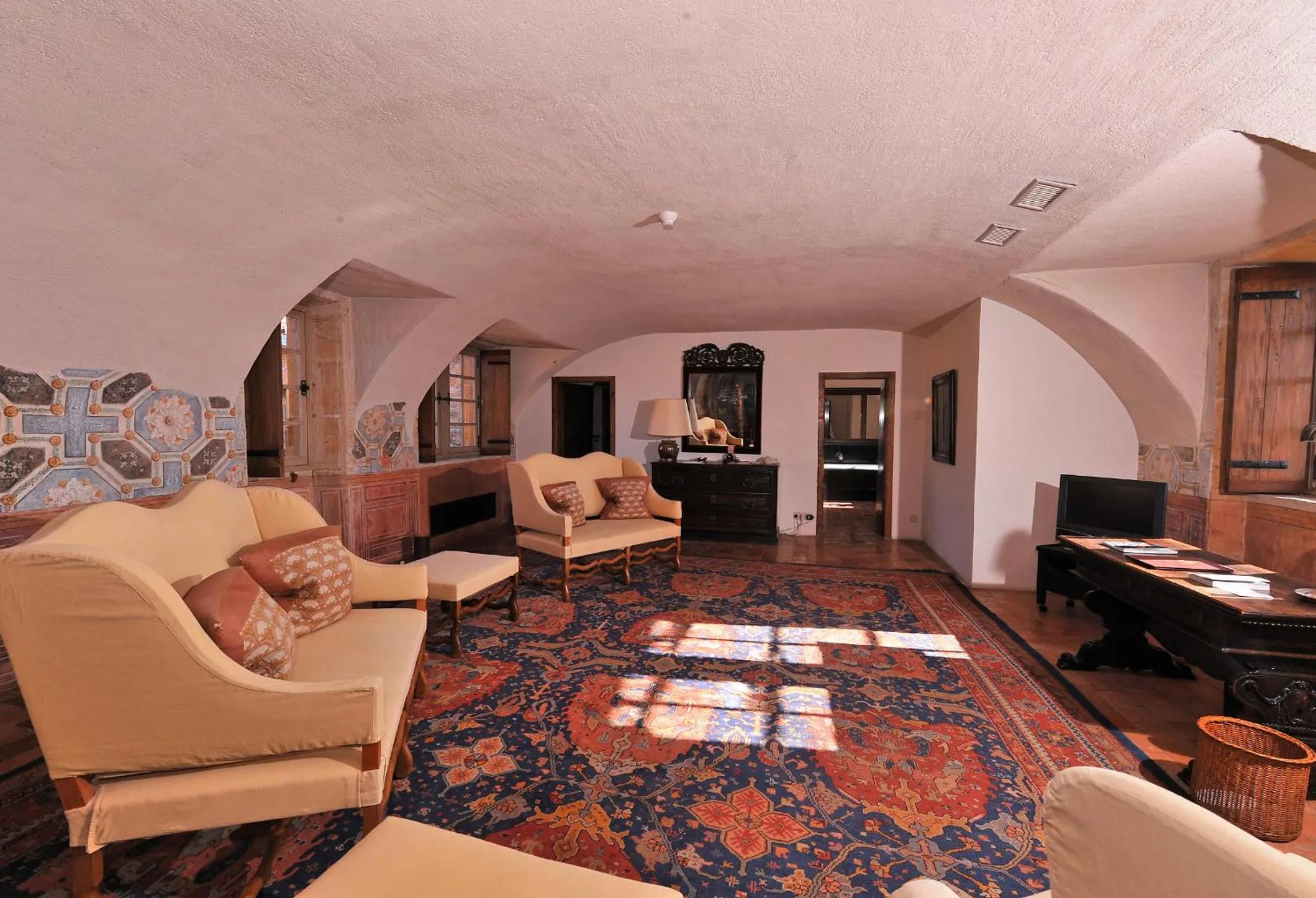 Seating area in Château de Bagnols