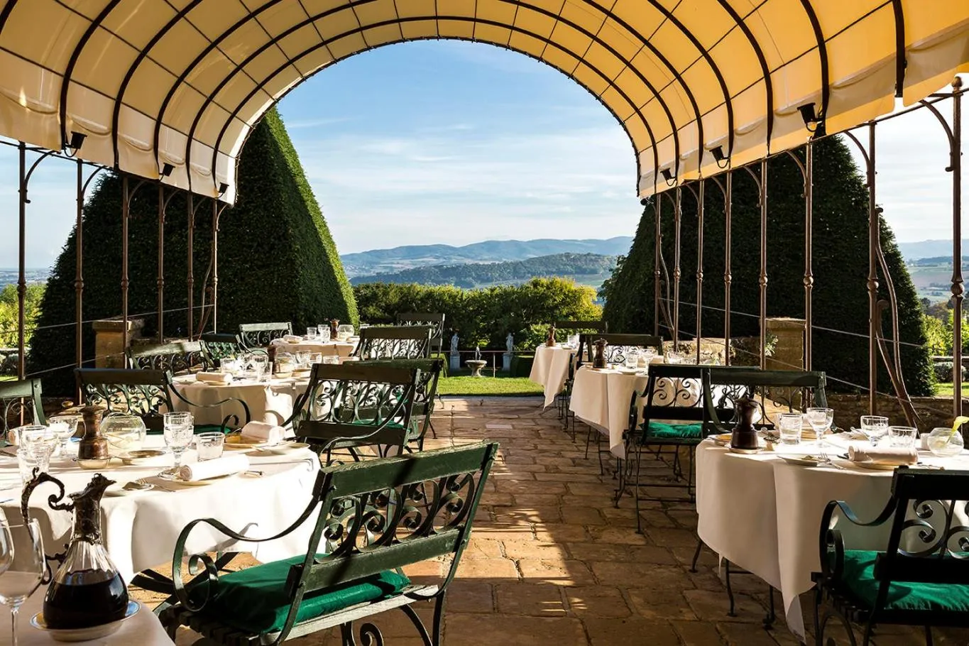 Patio in Château de Bagnols