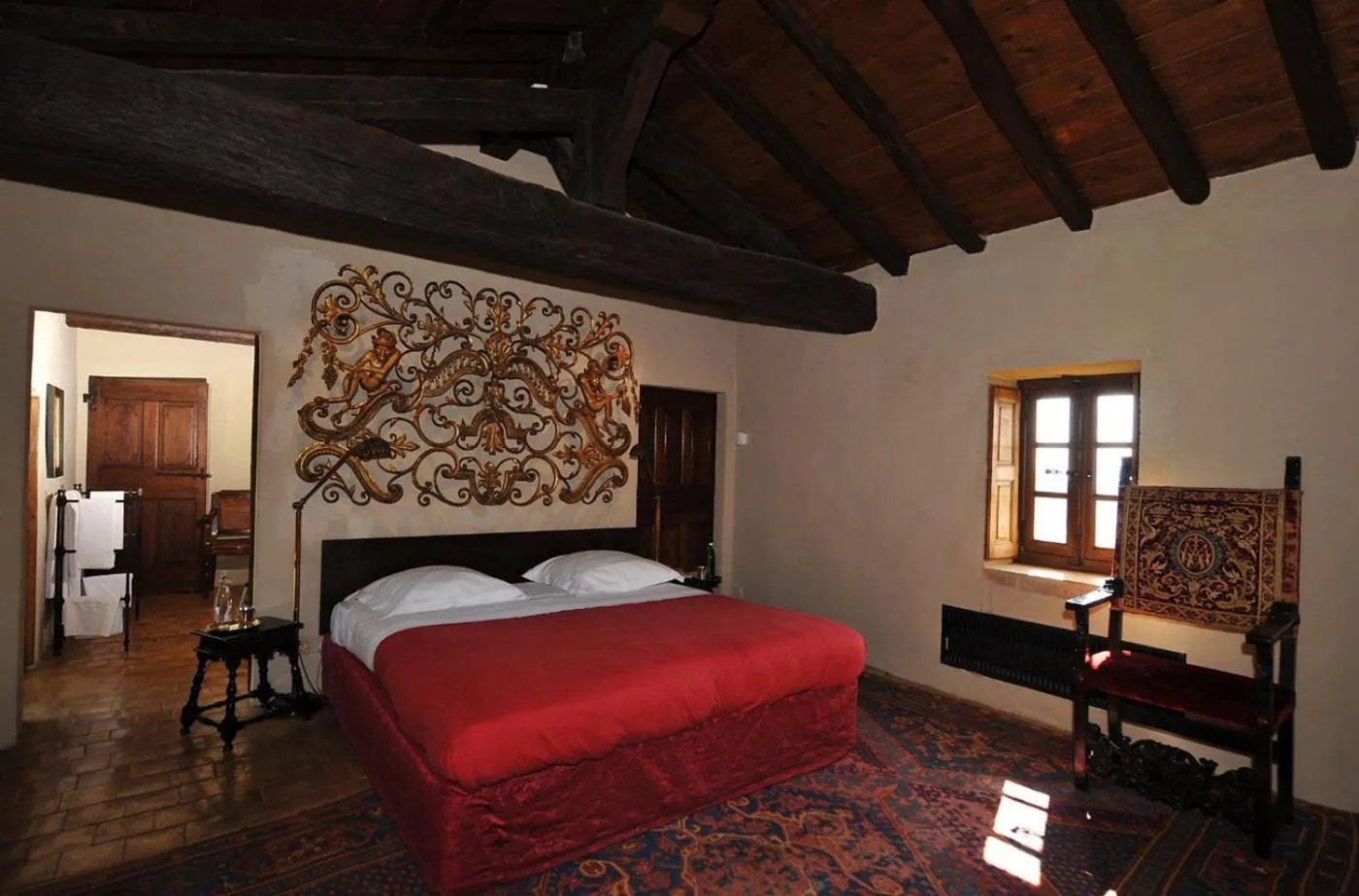 Bed in Château de Bagnols