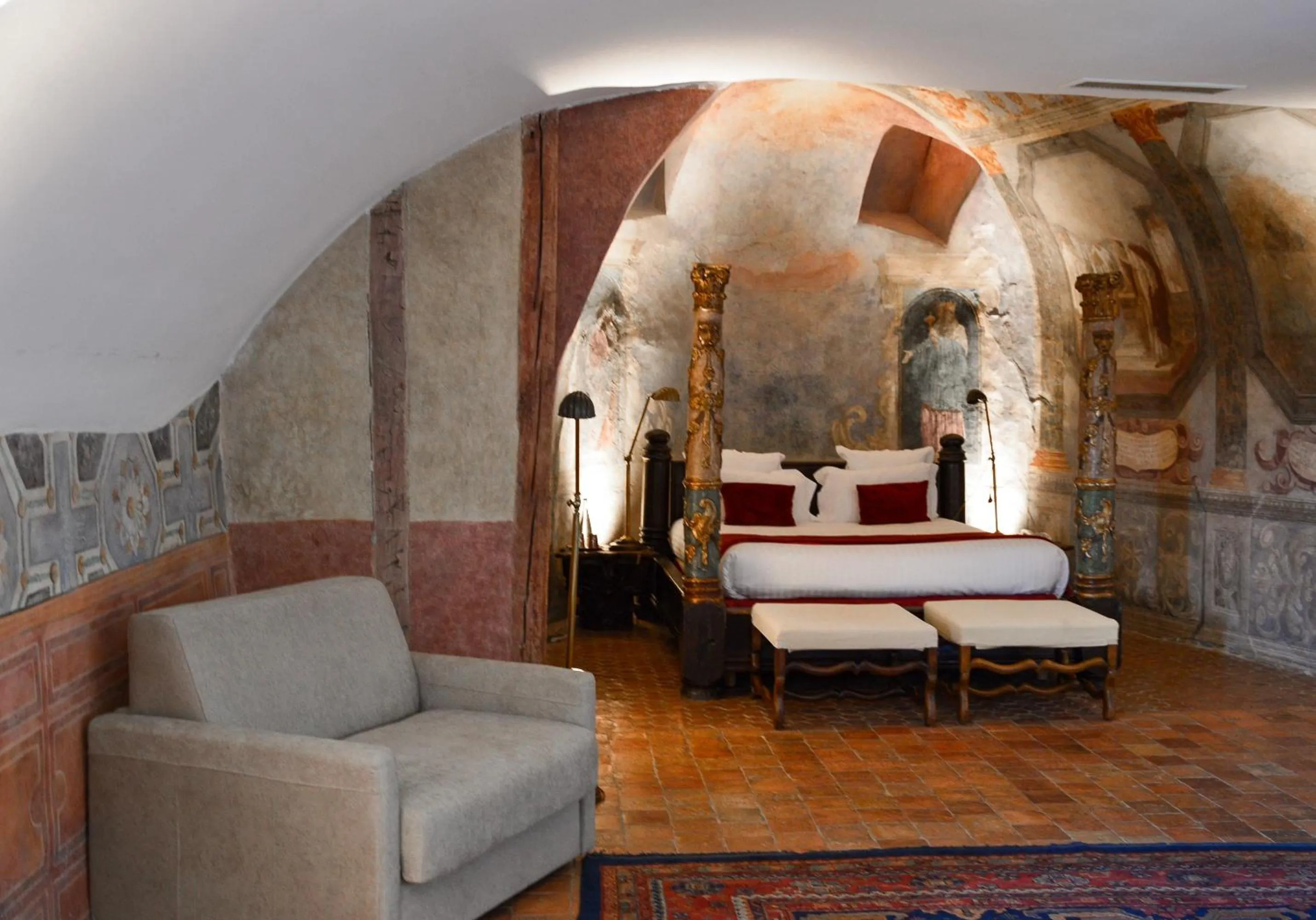 Bedroom in Château de Bagnols