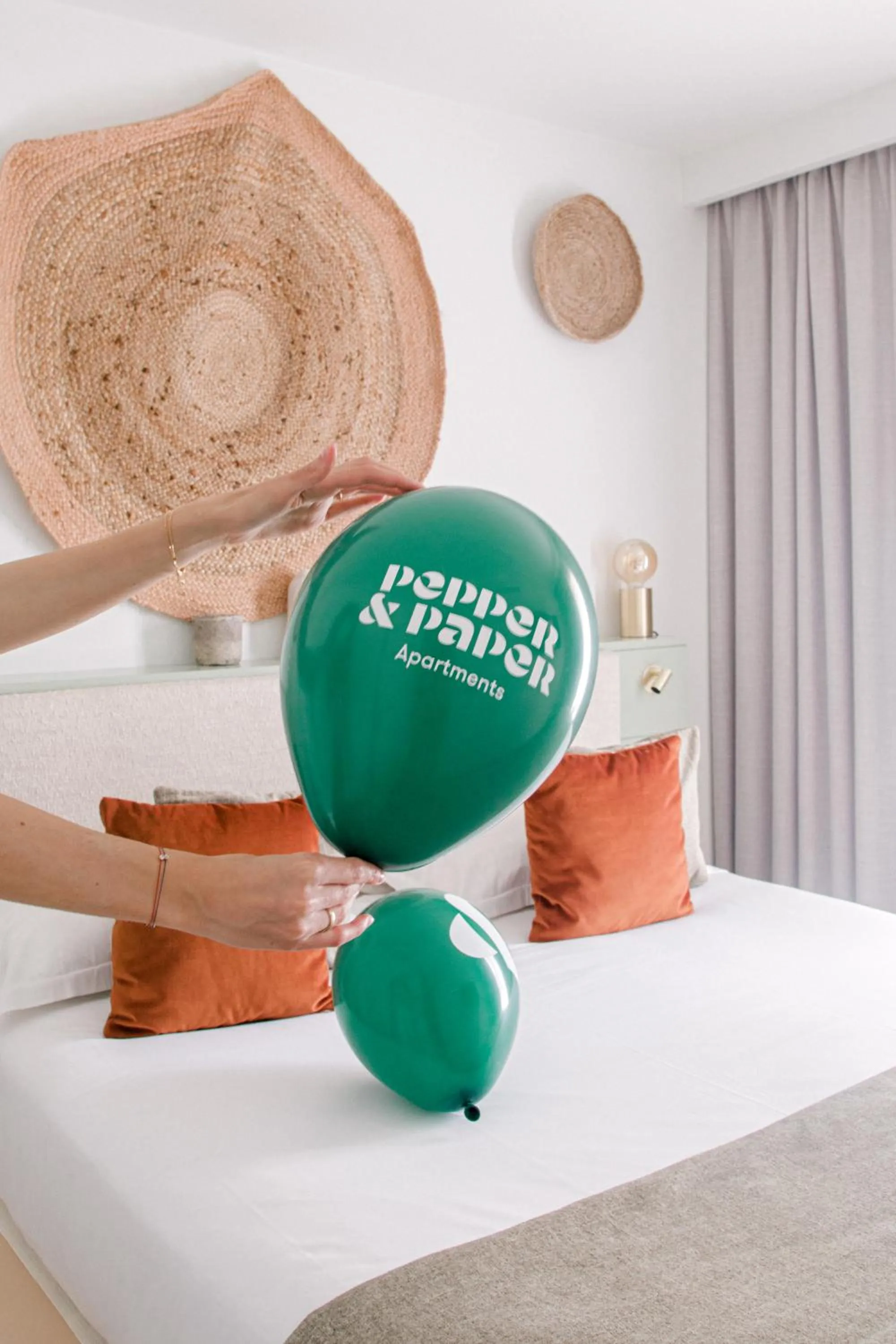 Bedroom, Bed in PEPPER & PAPER Apartments