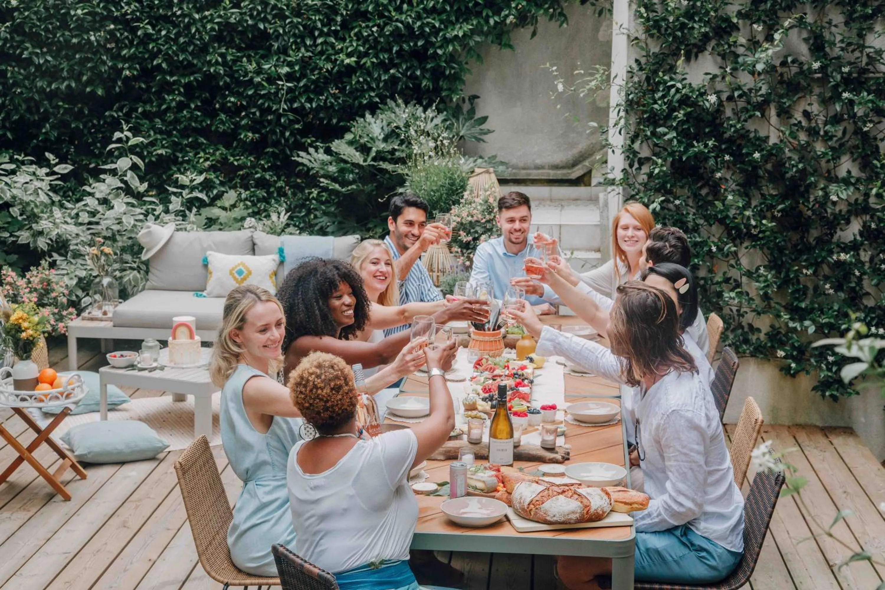 Garden in PEPPER & PAPER Apartments