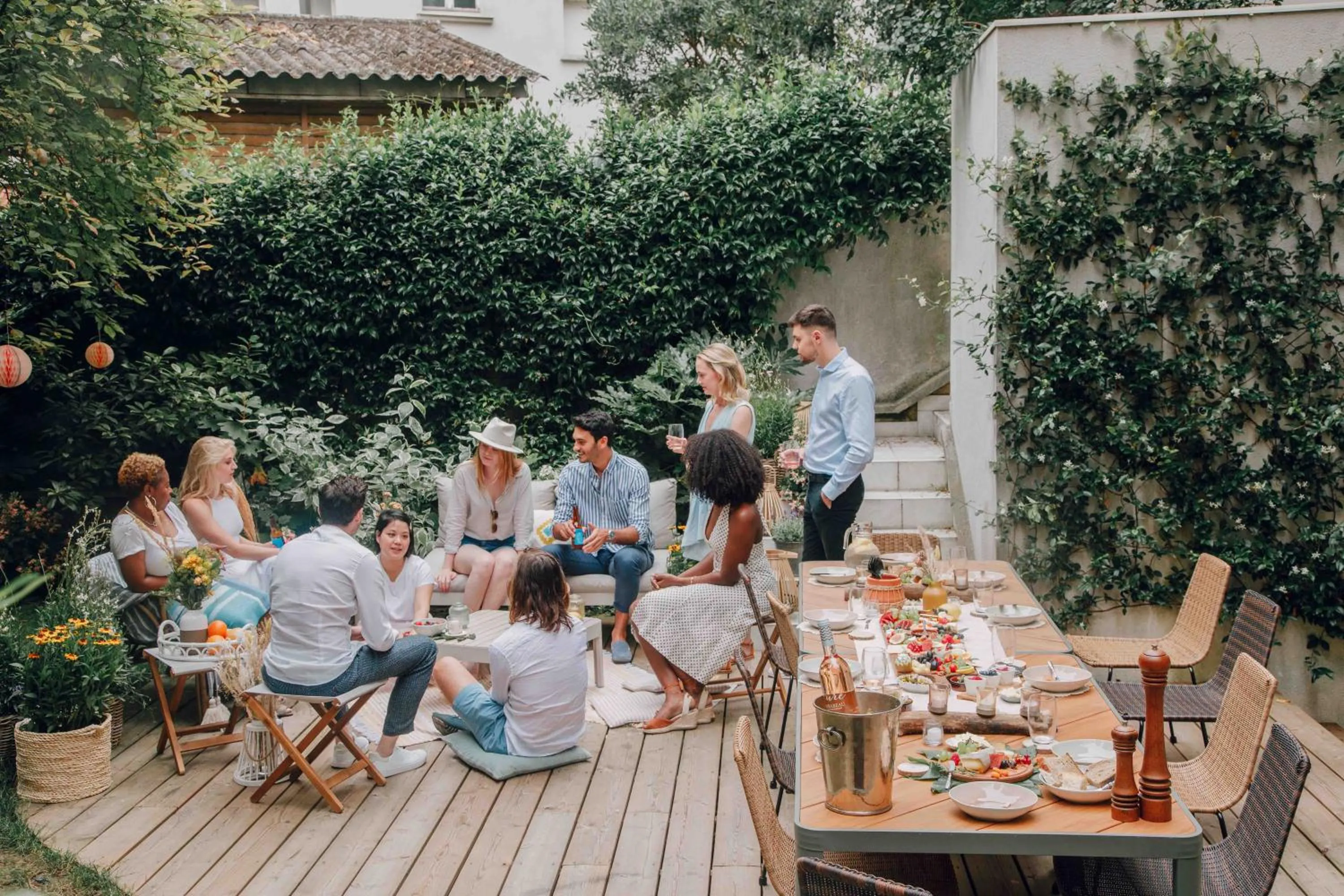 Garden in PEPPER & PAPER Apartments