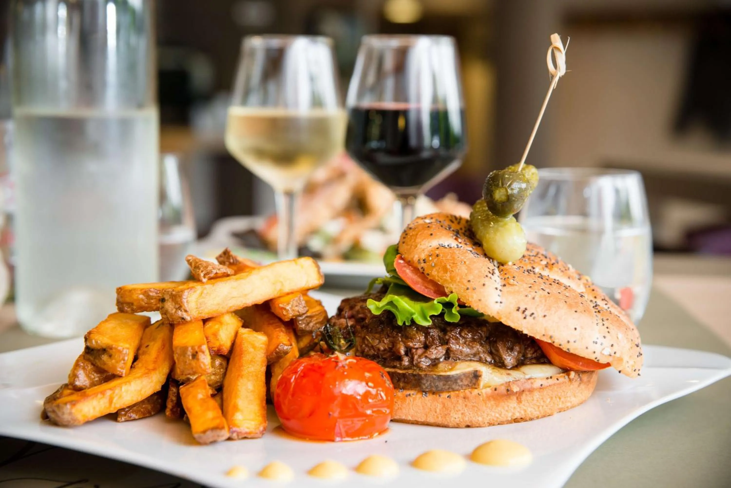 Restaurant/places to eat in Brit Hotel Rennes St Grégoire – Le Villeneuve