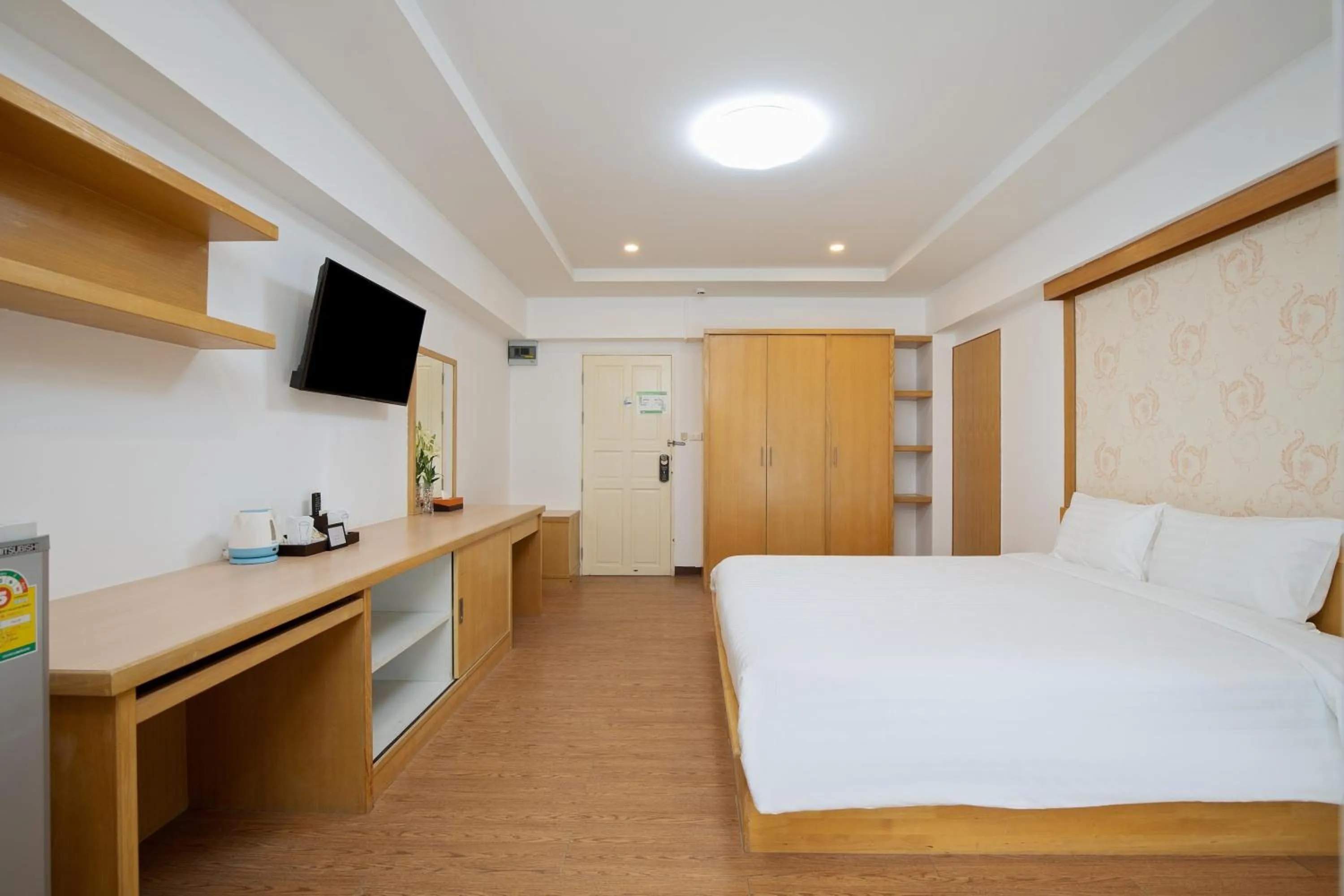 Bed in P-Park Hotel Bangkok