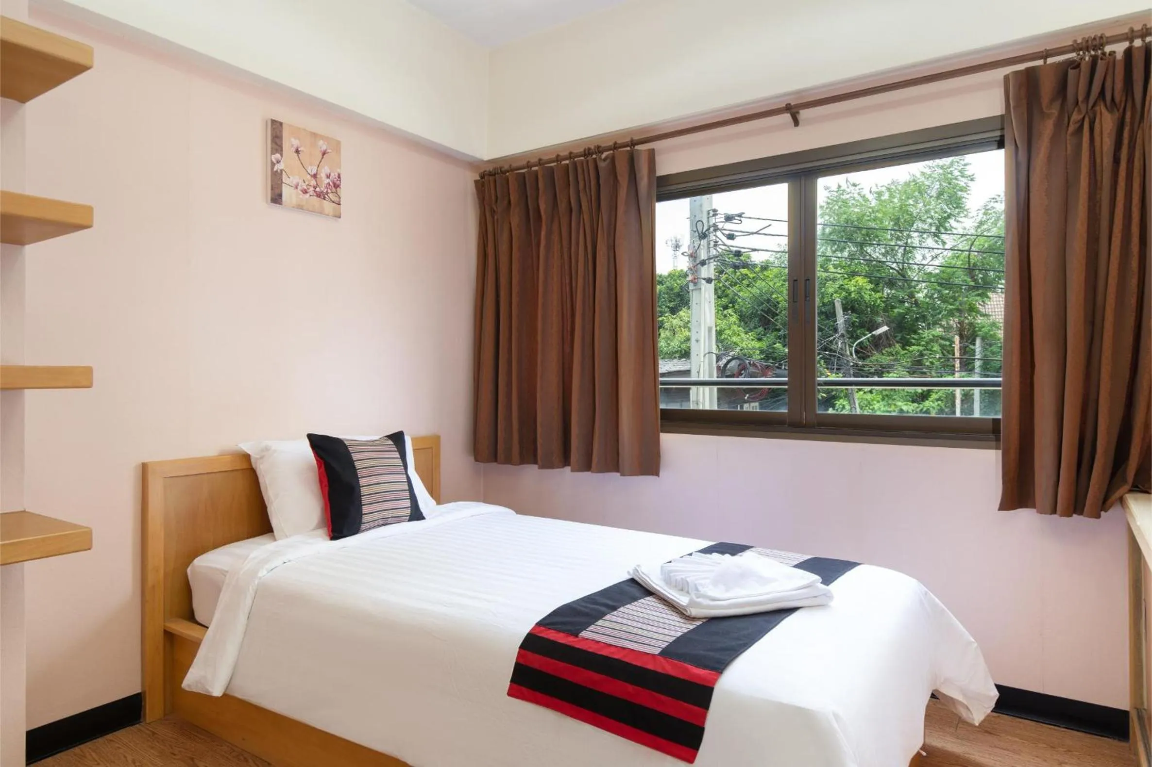 Bed in P-Park Hotel Bangkok