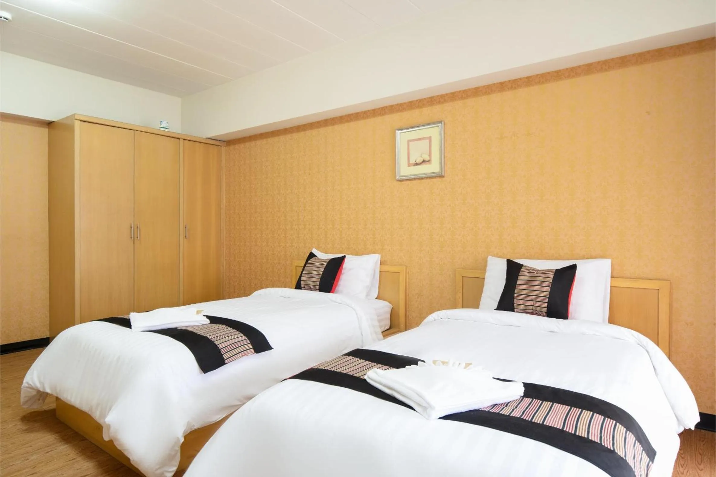 Bed in P-Park Hotel Bangkok