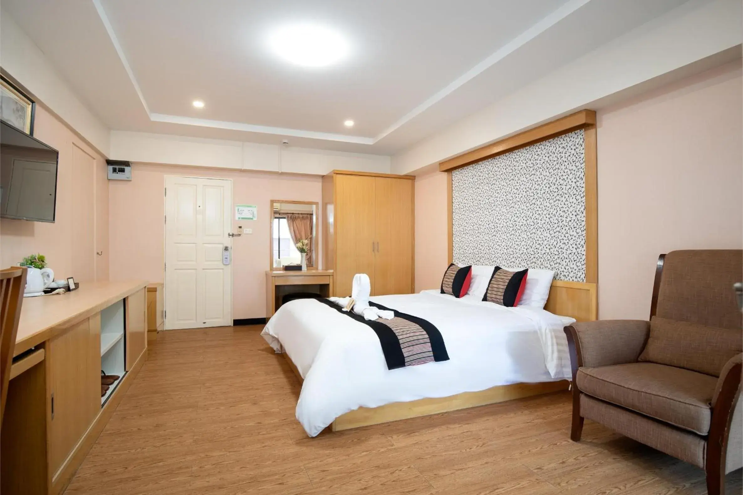 Bed in P-Park Hotel Bangkok Bed in P-Park Hotel Bangkok