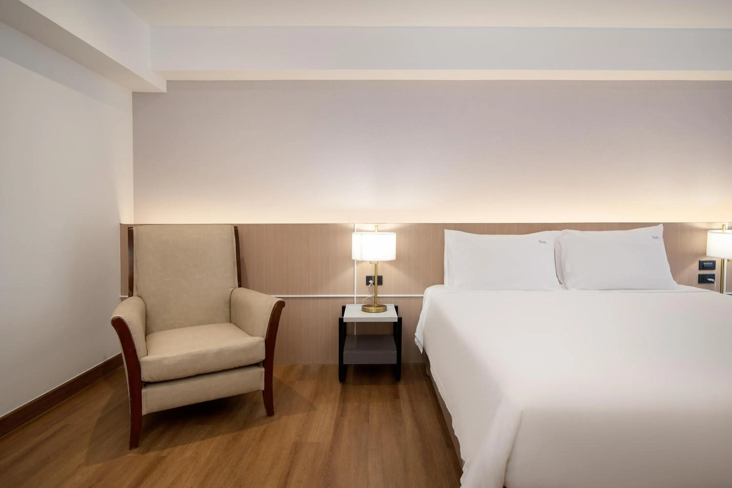 Bed in P-Park Hotel Bangkok