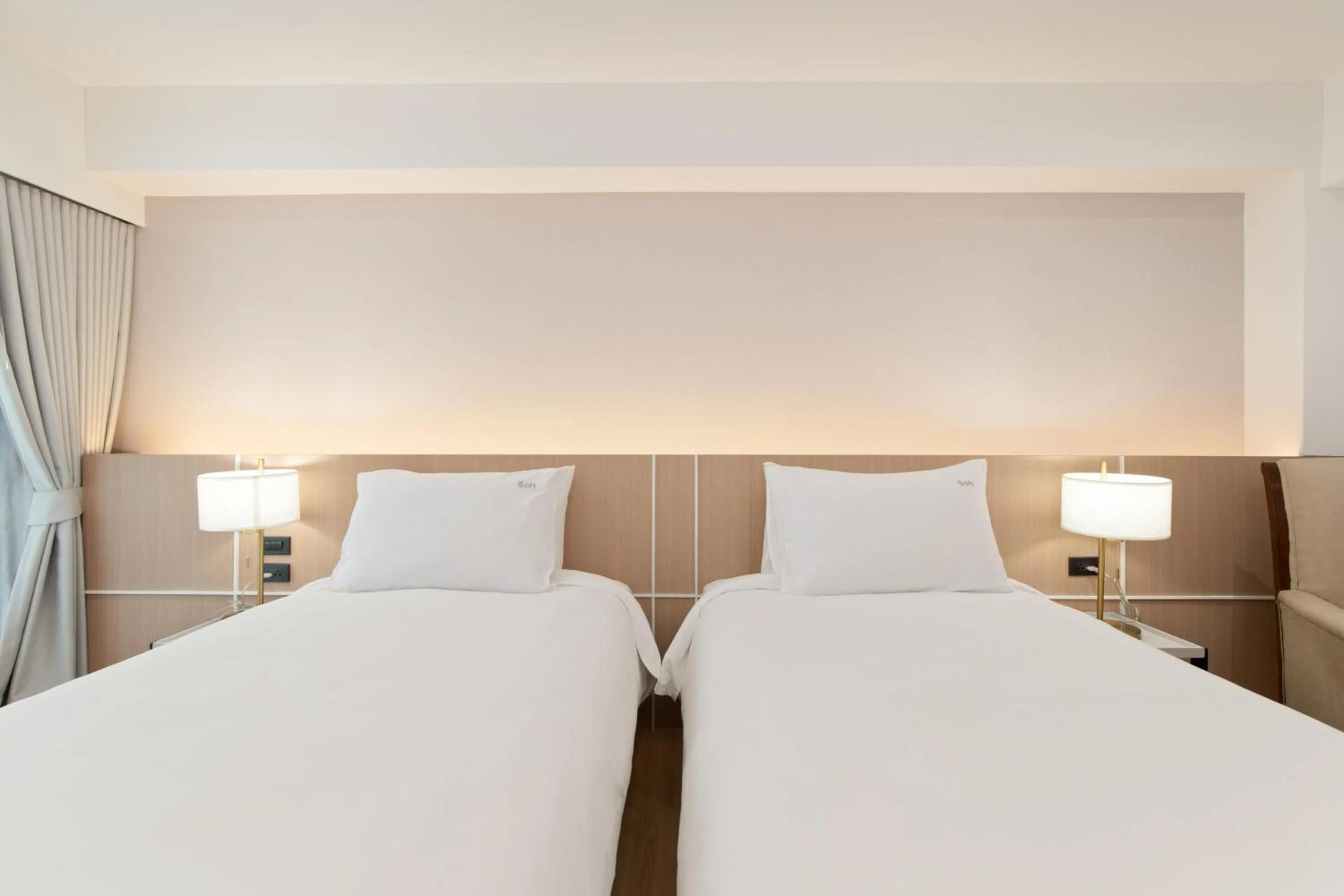 Bed in P-Park Hotel Bangkok