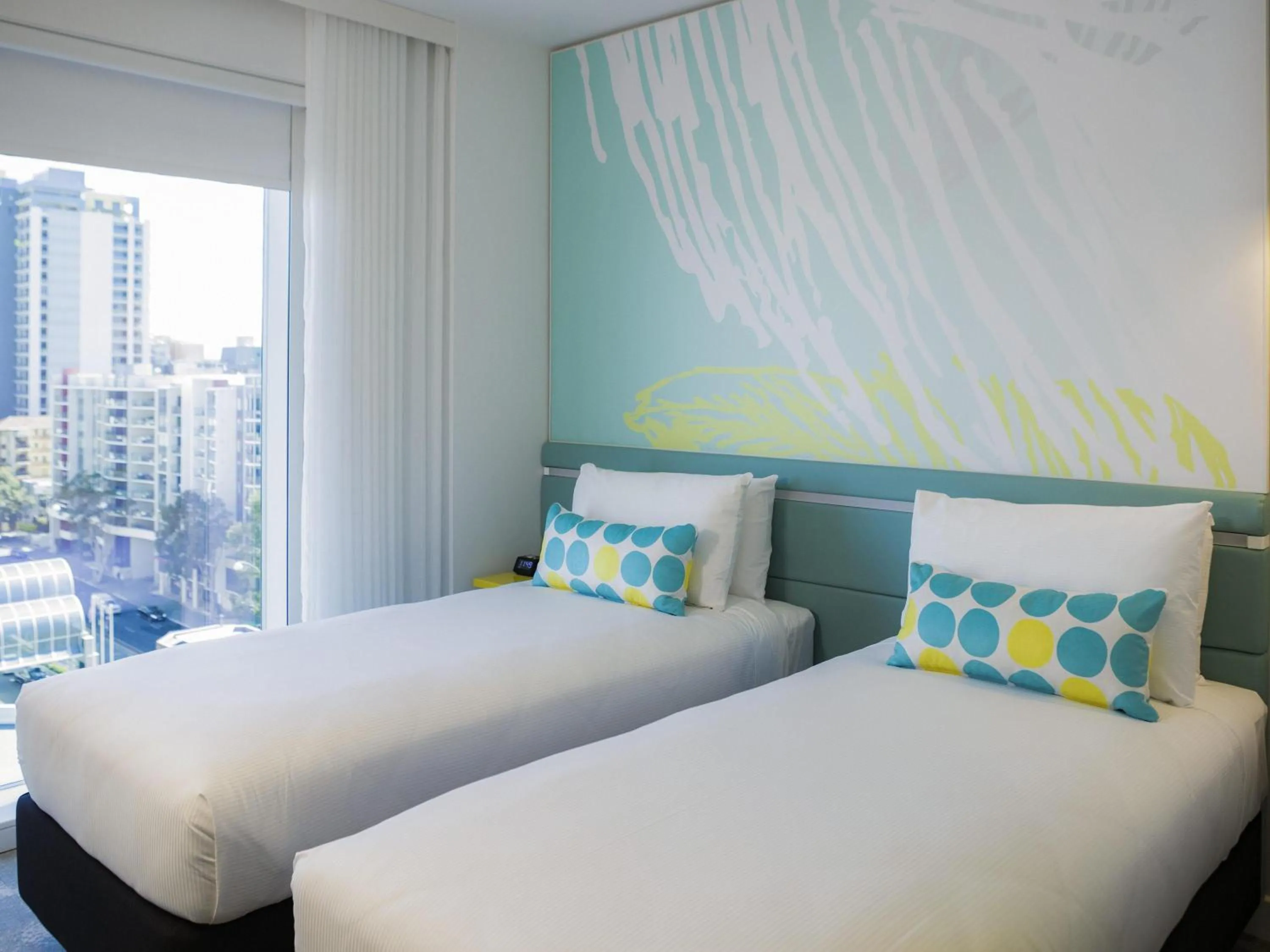 Bedroom, Bed in ibis Styles East Perth