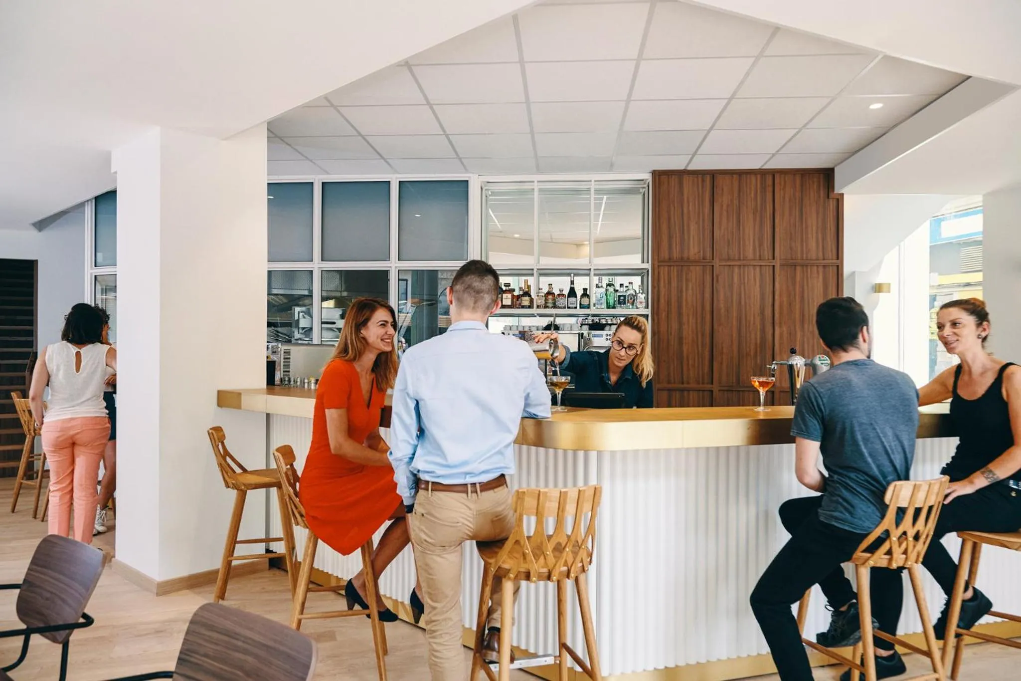 Lounge or bar in Mercure Marseille Canebière Vieux-Port