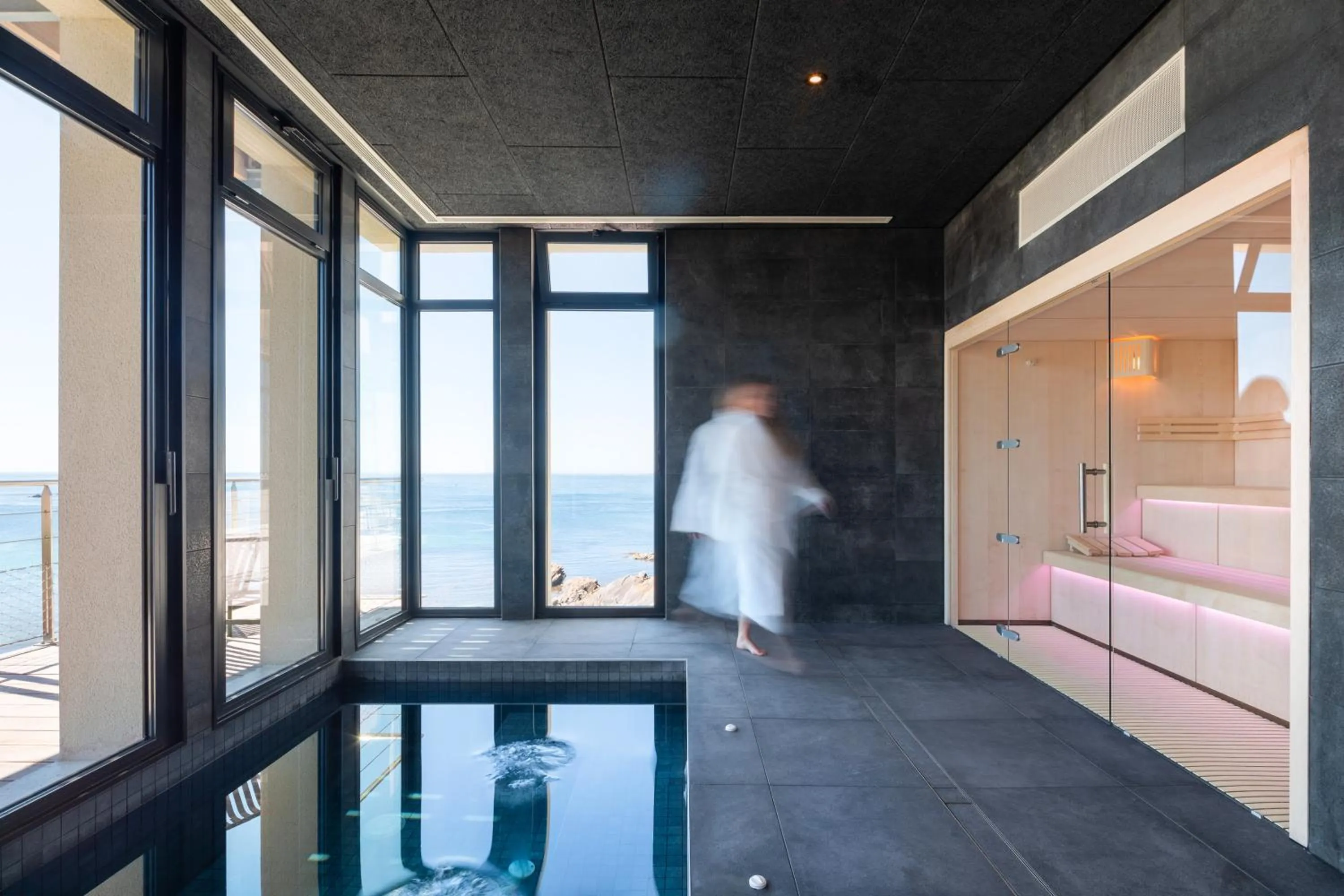 Spa and wellness centre/facilities in Sainte-Barbe Hotel & Spa Le Conquet - MGallery Collection