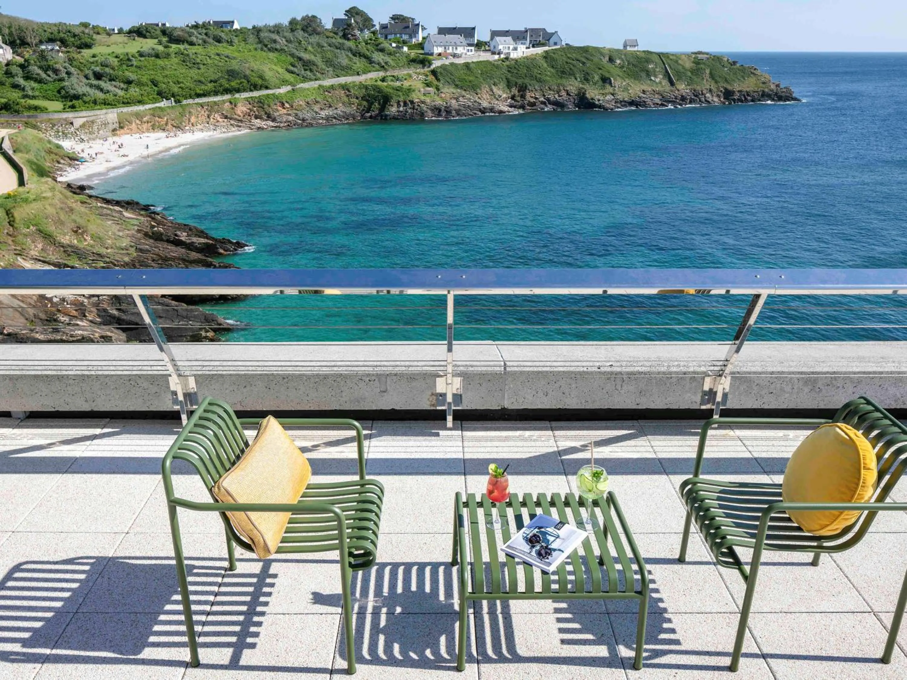 Lounge or bar in Sainte-Barbe Hotel & Spa Le Conquet - MGallery Collection