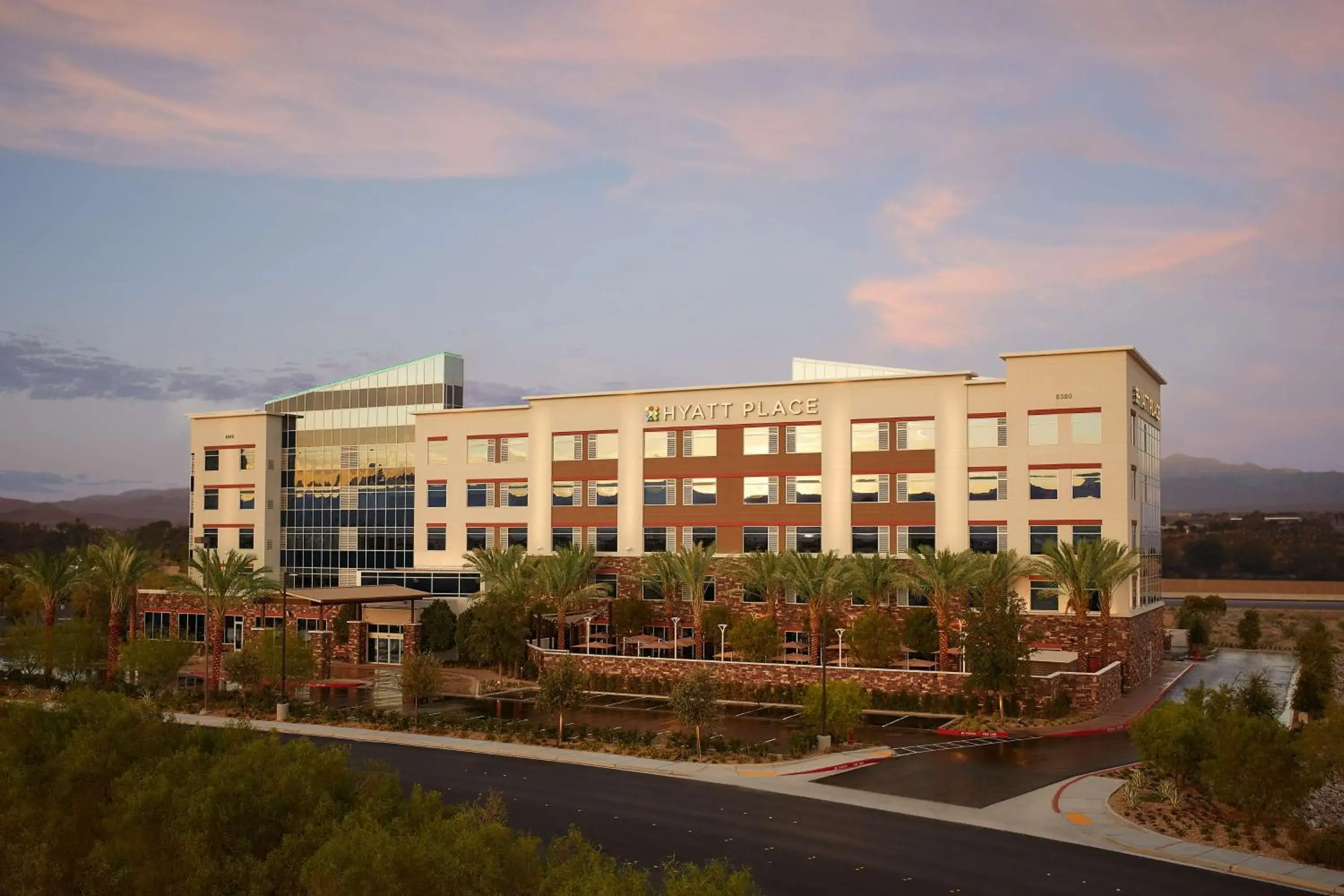 Property building in Hyatt Place Las Vegas at Silverton Village Property building in Hyatt Place Las Vegas at Silverton Village