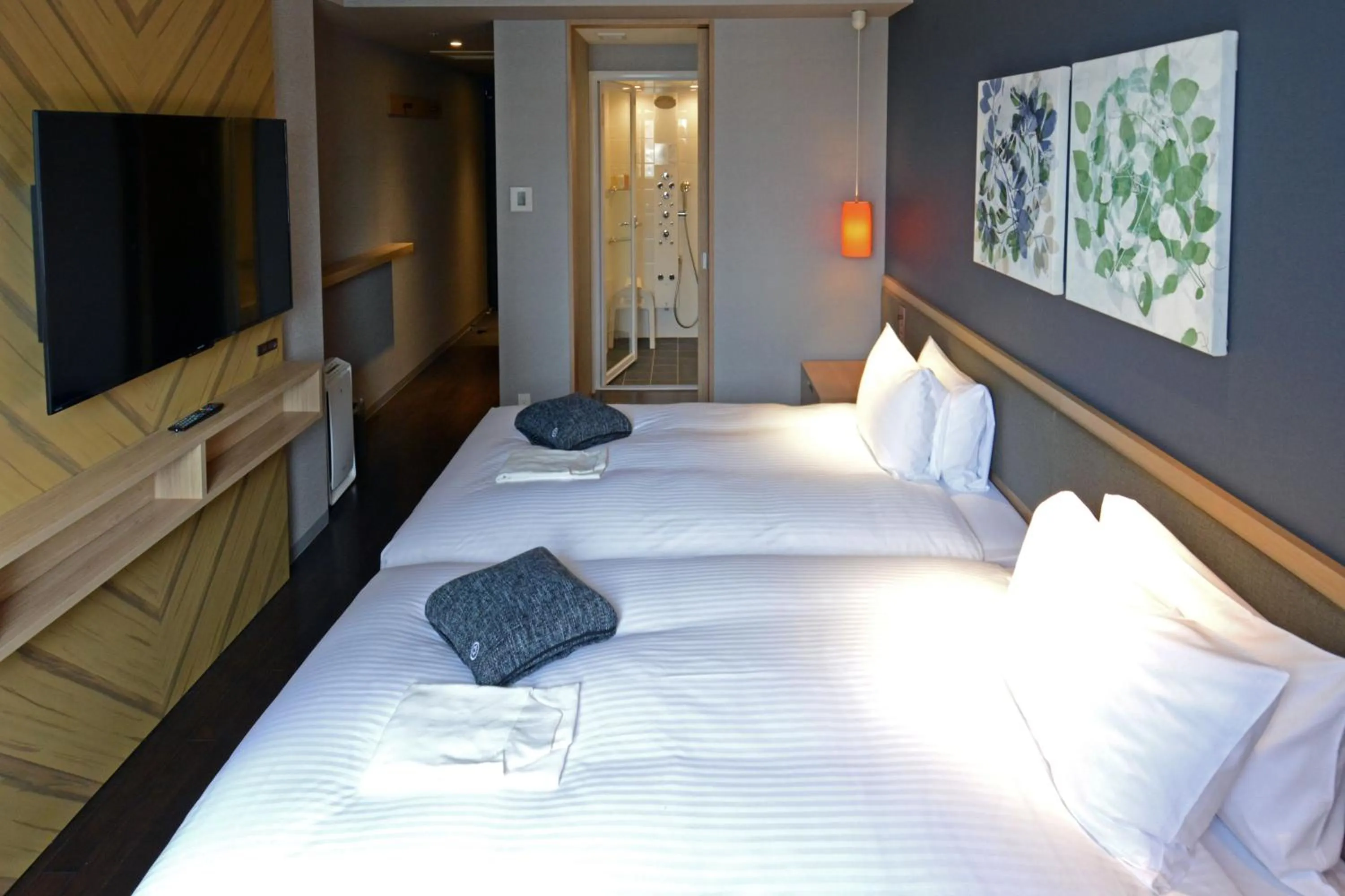 Bed in Hotel Forza Osaka Kitahama