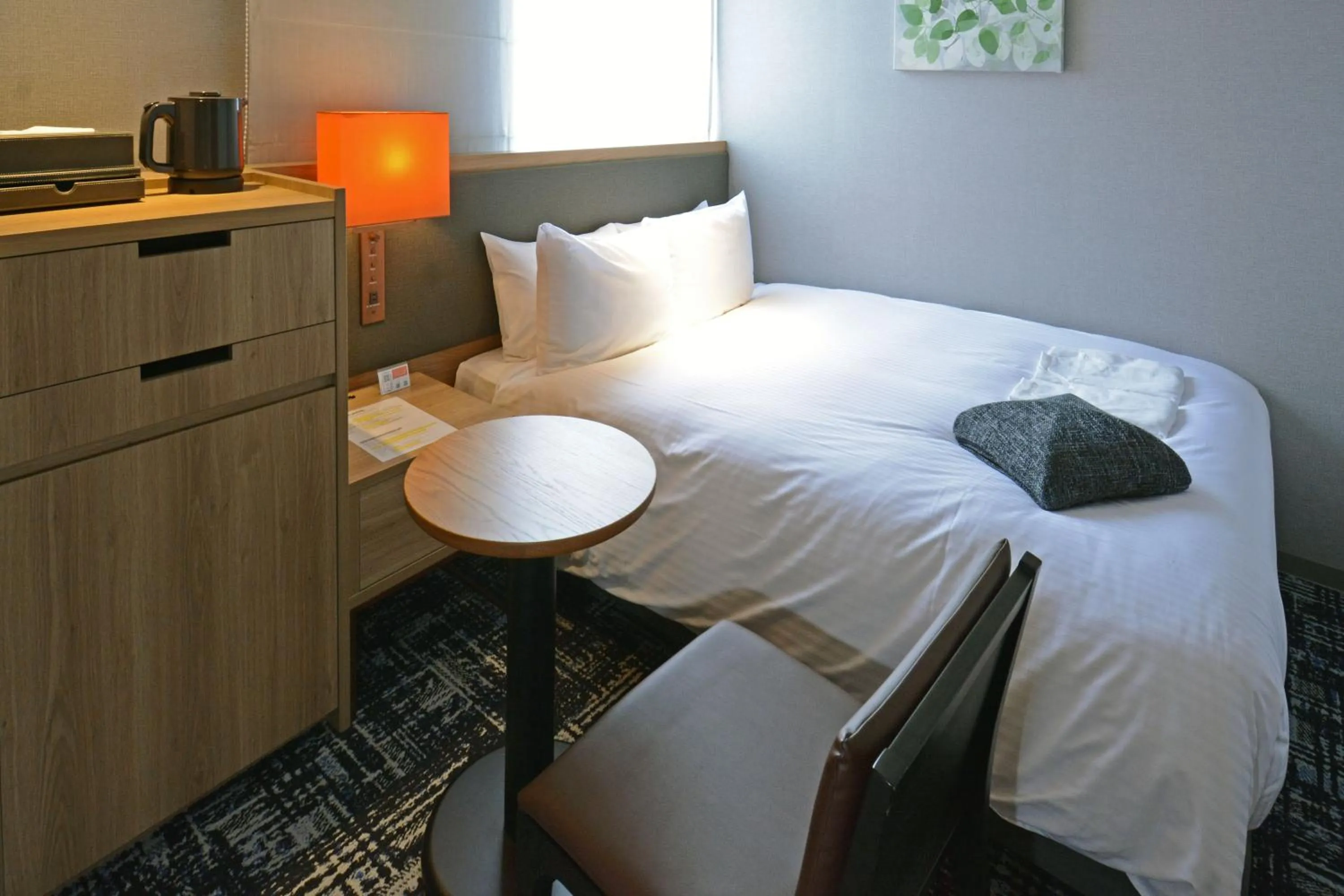 Bed in Hotel Forza Osaka Kitahama