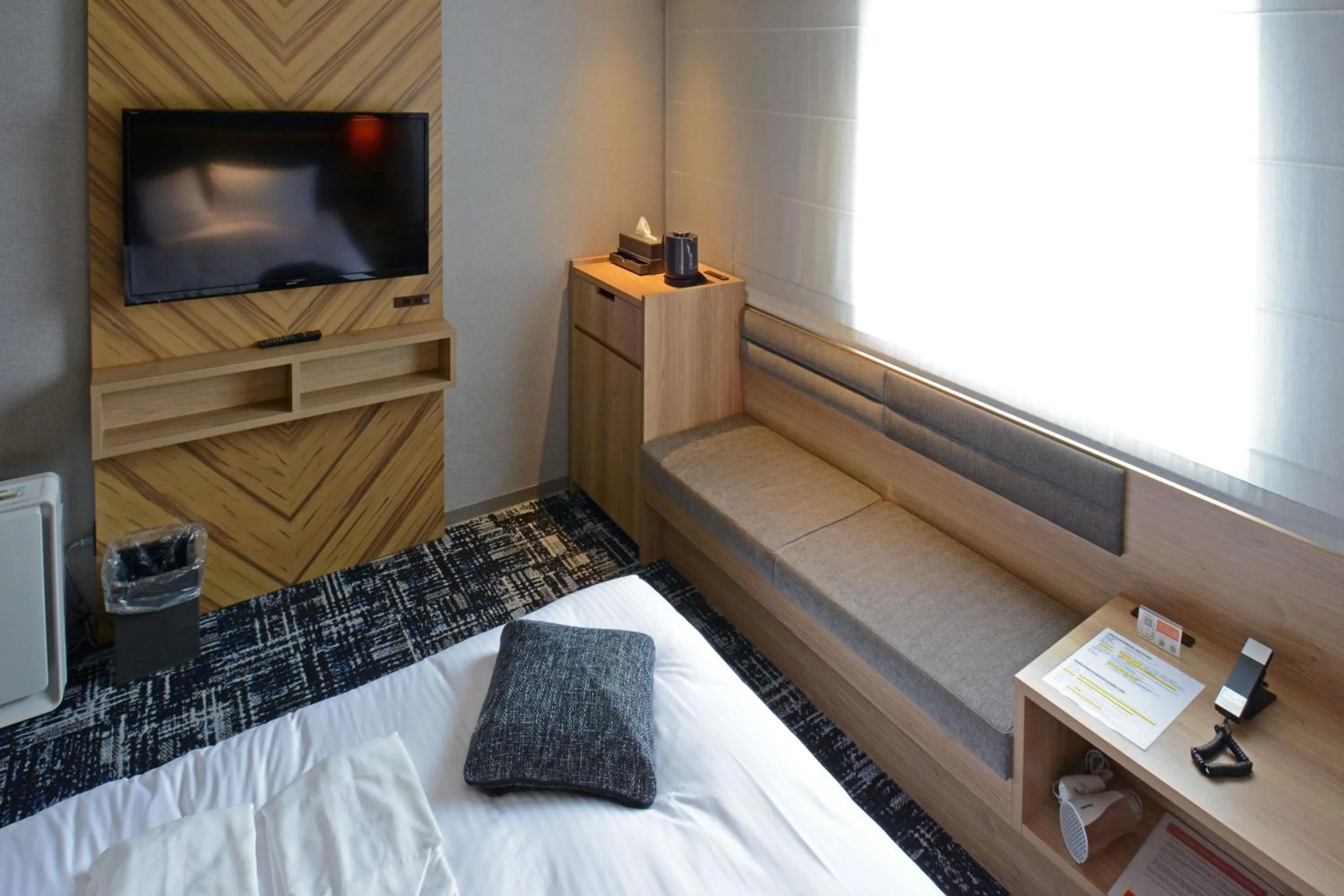 Bed in Hotel Forza Osaka Kitahama