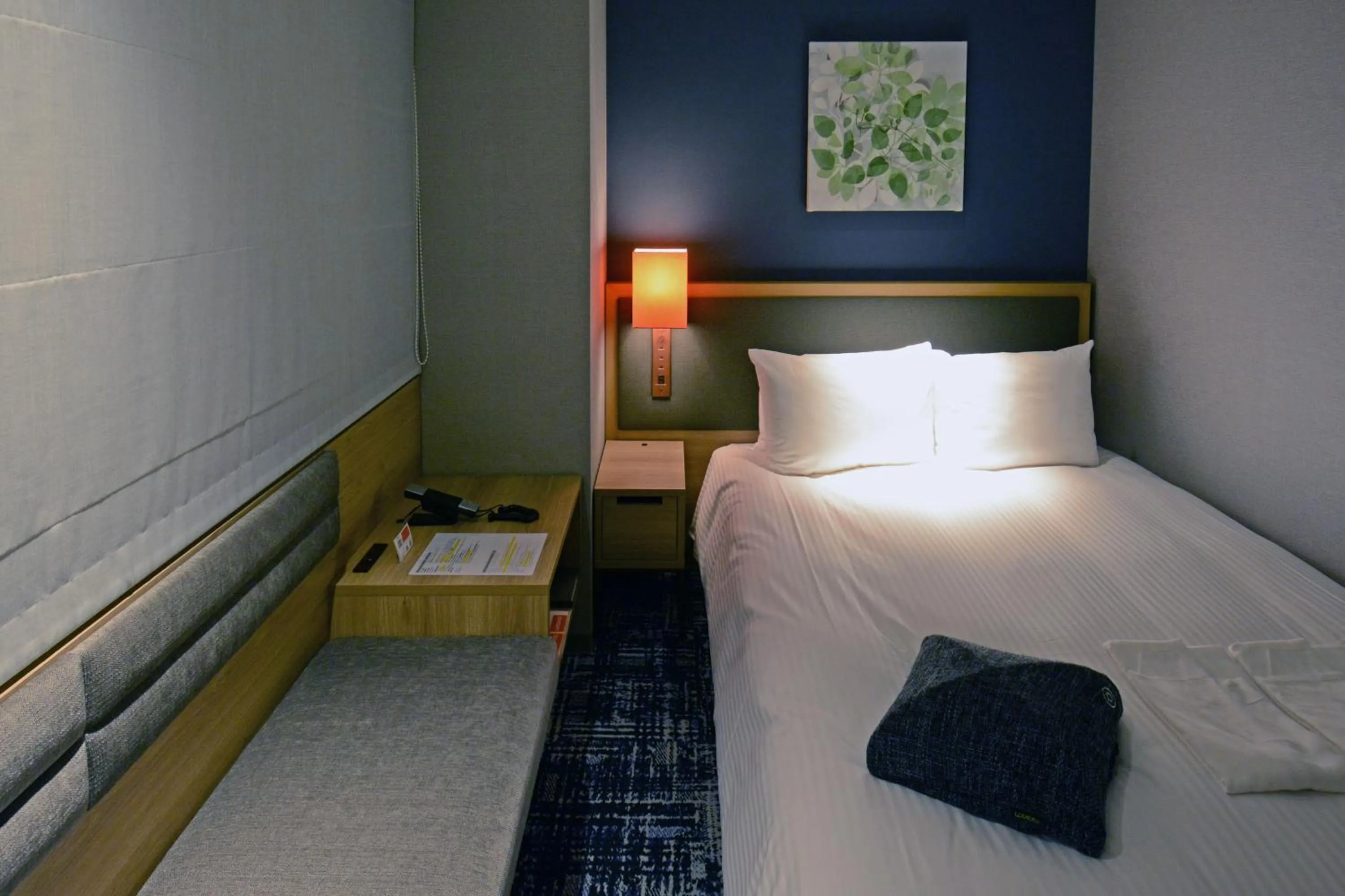 Bed in Hotel Forza Osaka Kitahama