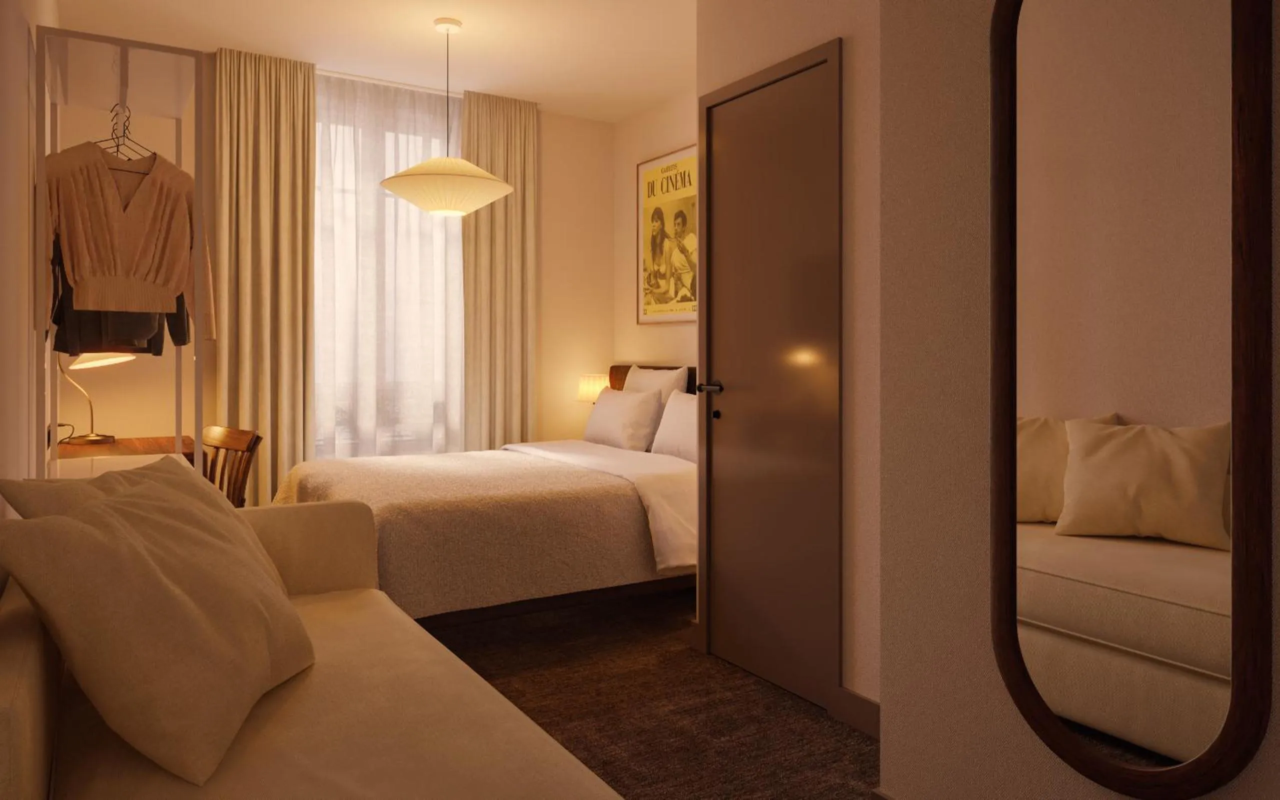 Bedroom, Bed in Local 101 Beaurepaire - Opening Summer 2026