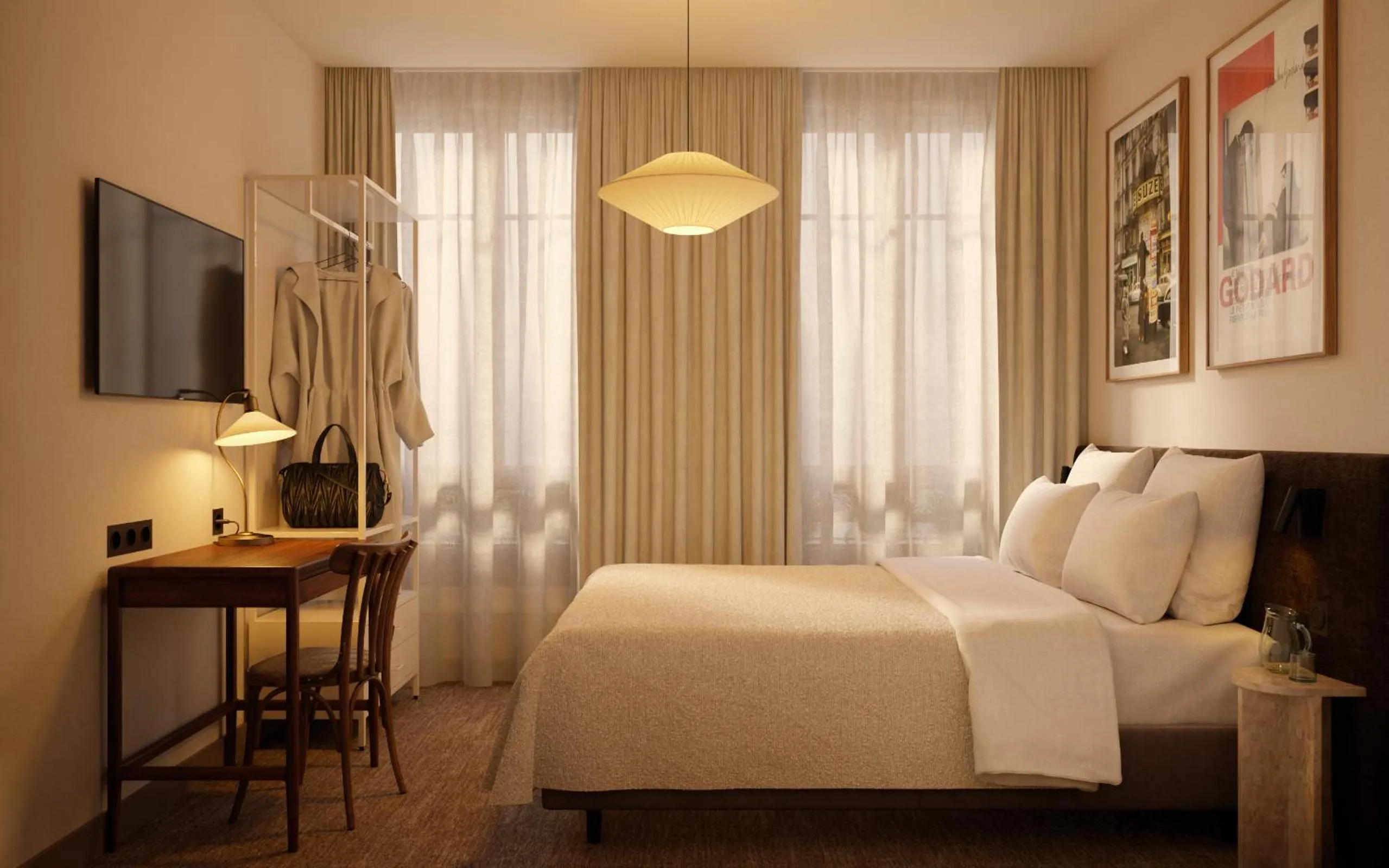 Bedroom, Bed in Local 101 Beaurepaire - Opening Summer 2026