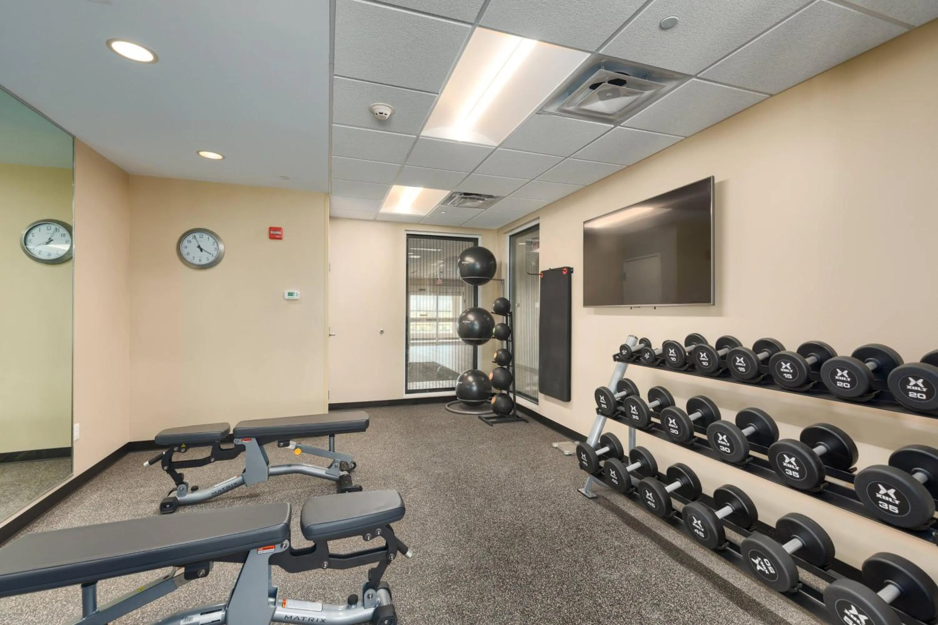 Fitness centre/facilities in TownePlace Suites by Marriott Owensboro