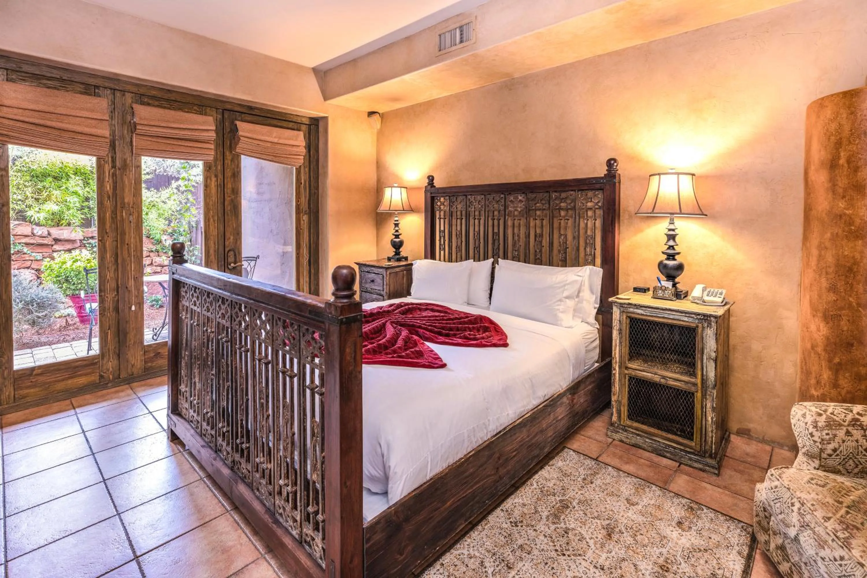 Bed in Adobe Grand Villas