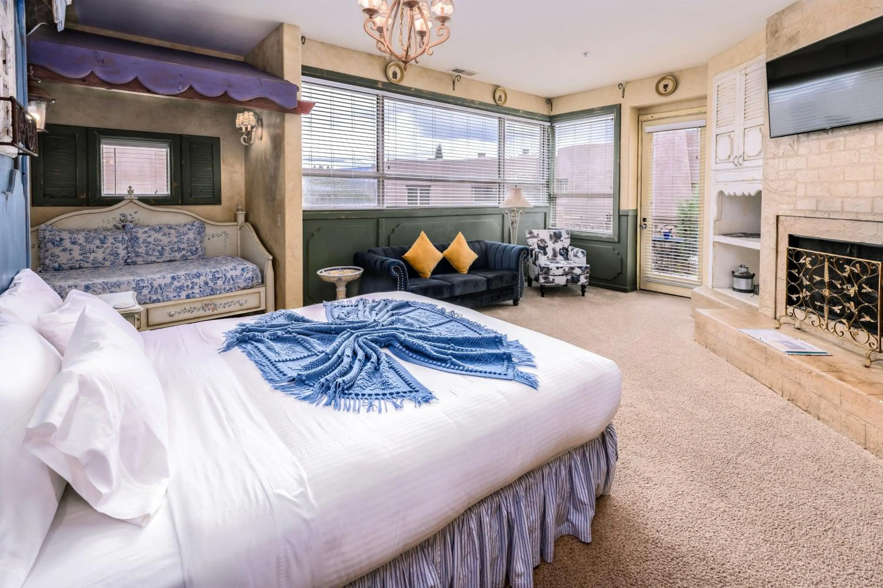 Bed in Adobe Grand Villas