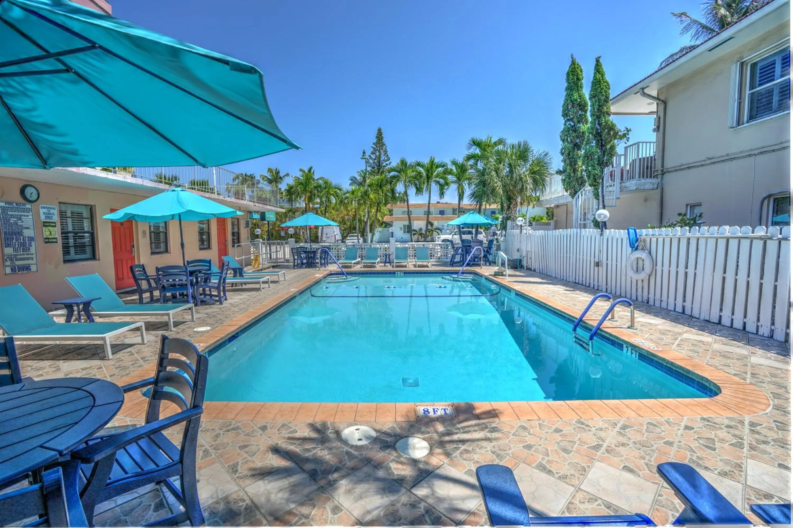 Swimming pool in Sea Garden by the Sea