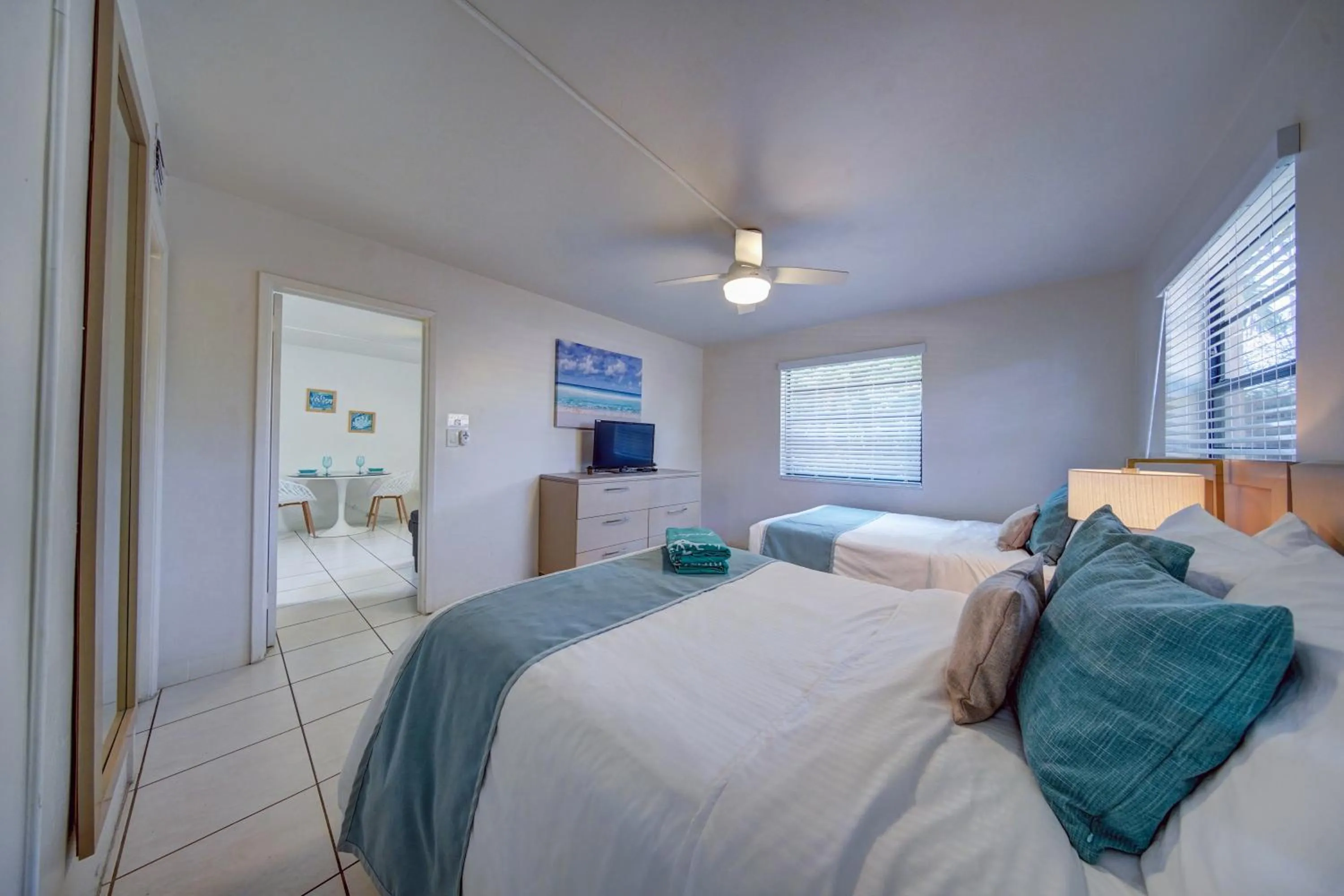 Bedroom, Bed in Sea Garden by the Sea