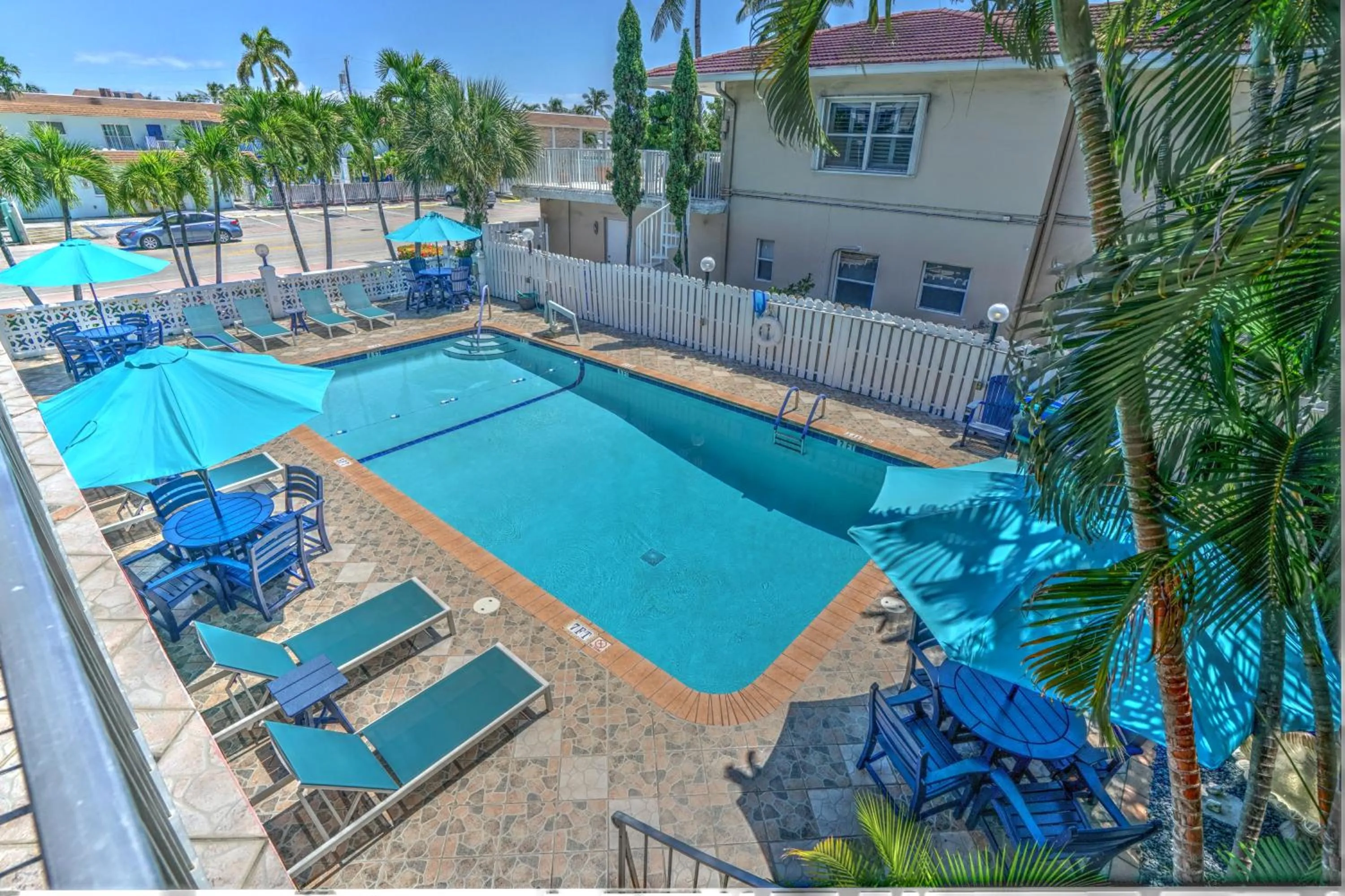 Swimming pool in Sea Garden by the Sea