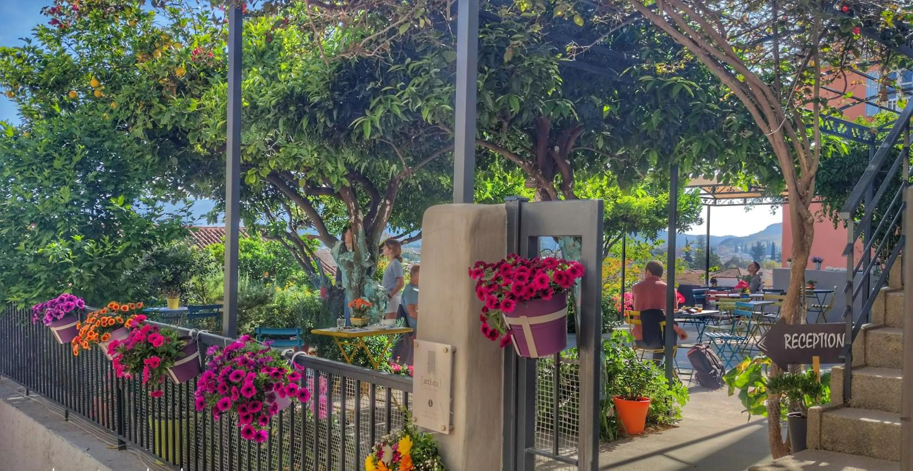 Garden in Aethra Boutique Rooms