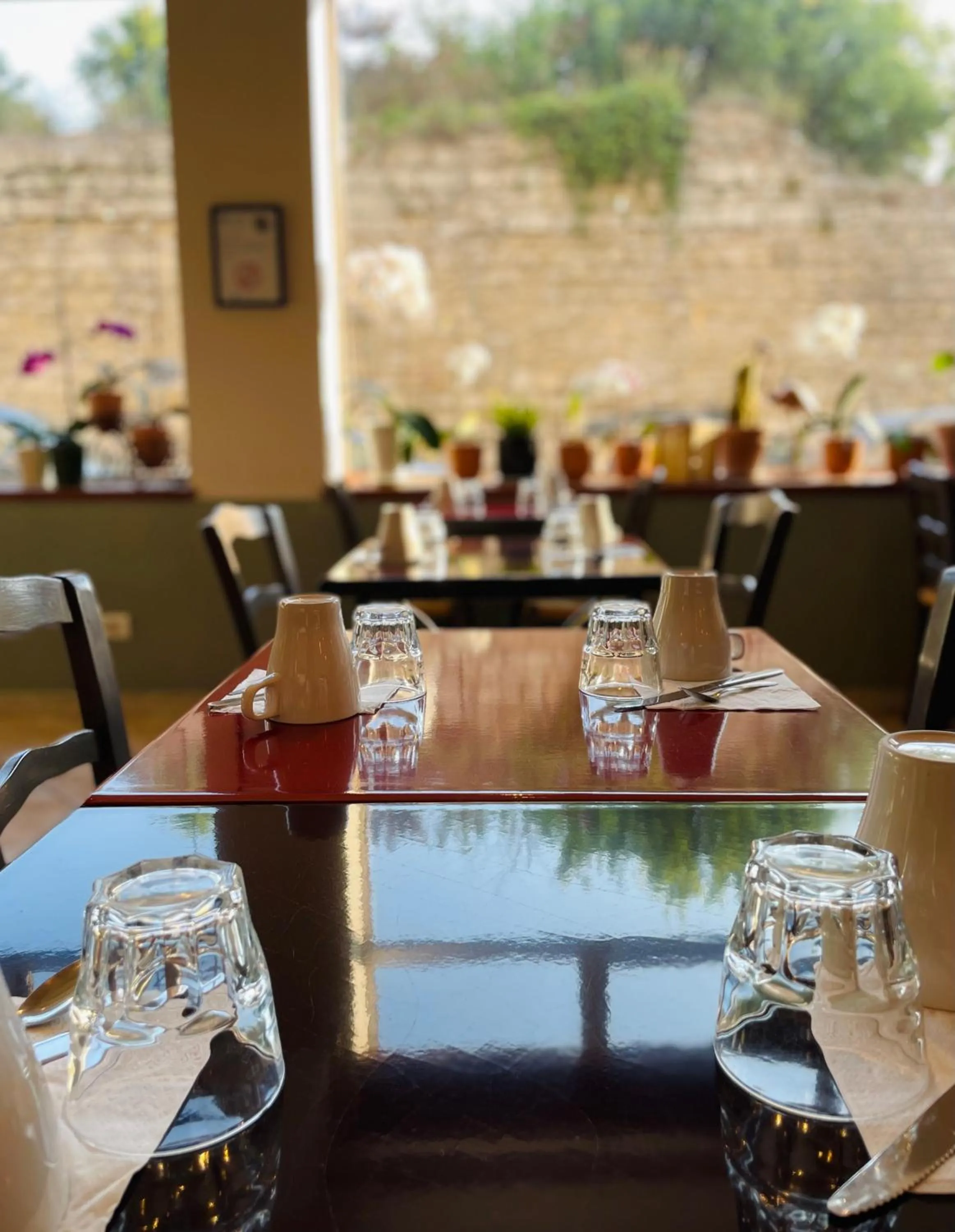 Buffet breakfast in Brit Hotel Acacias