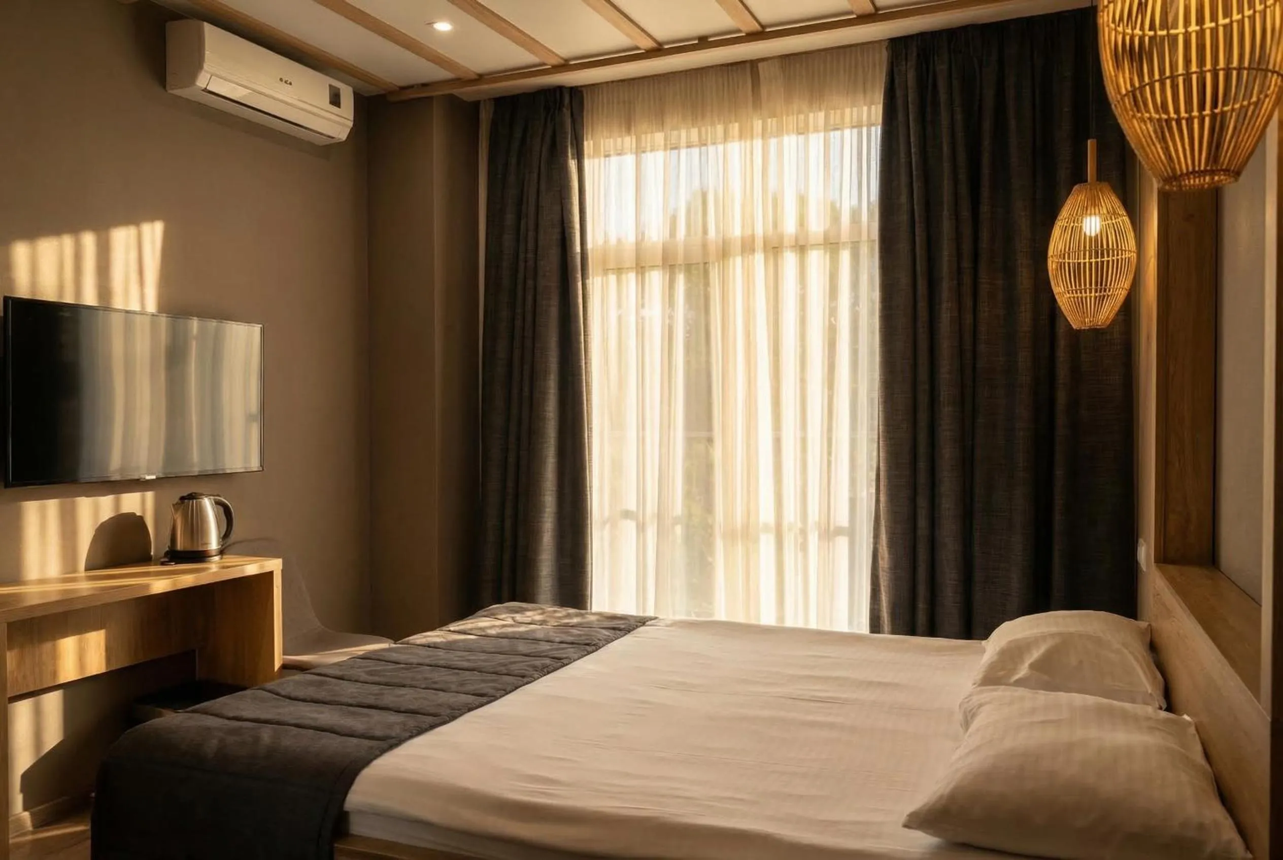 Photo of the whole room, Bed in Mykonos Hotel Apart - Maestro