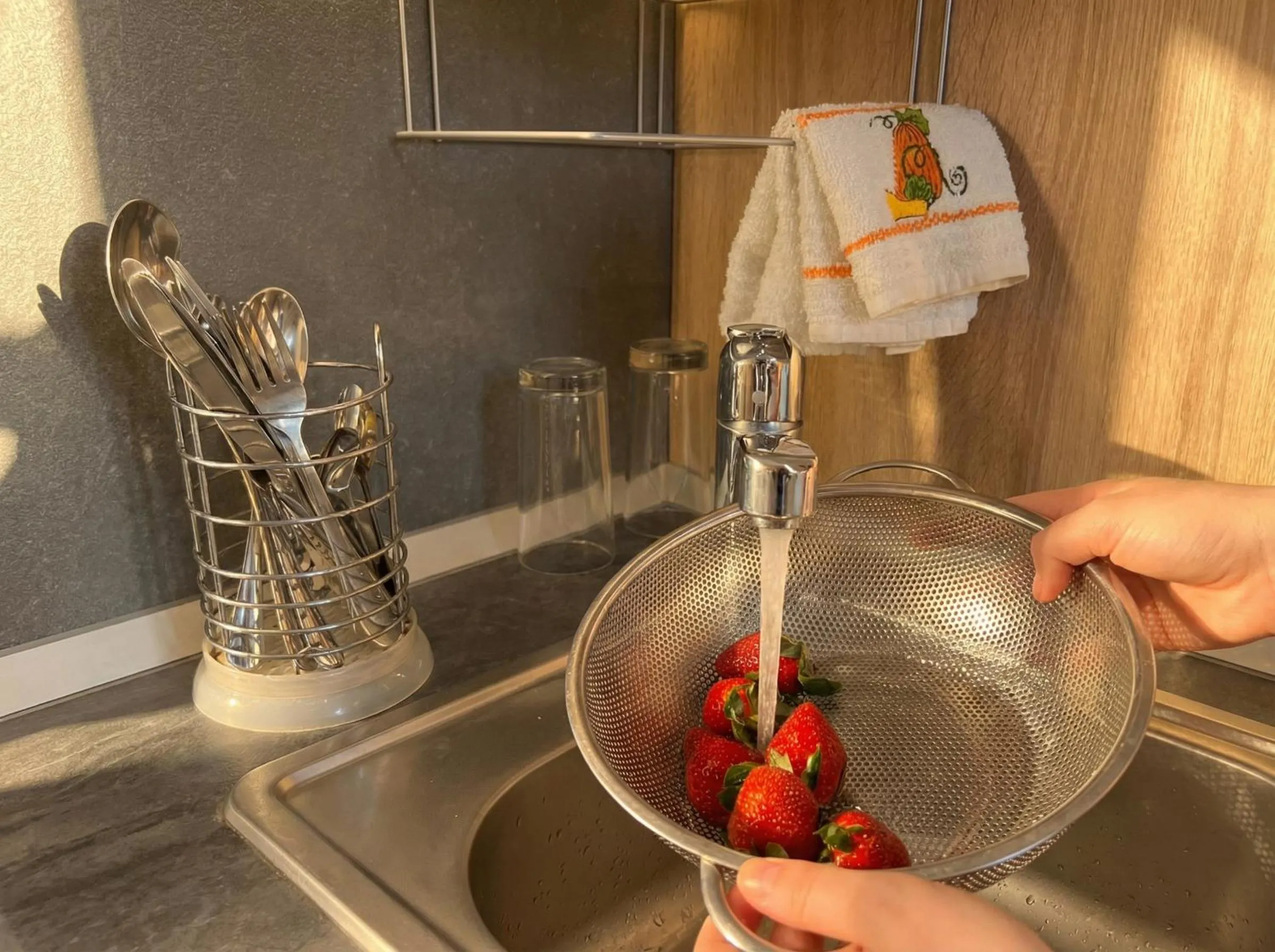 Kitchen or kitchenette in Mykonos Hotel Apart - Maestro