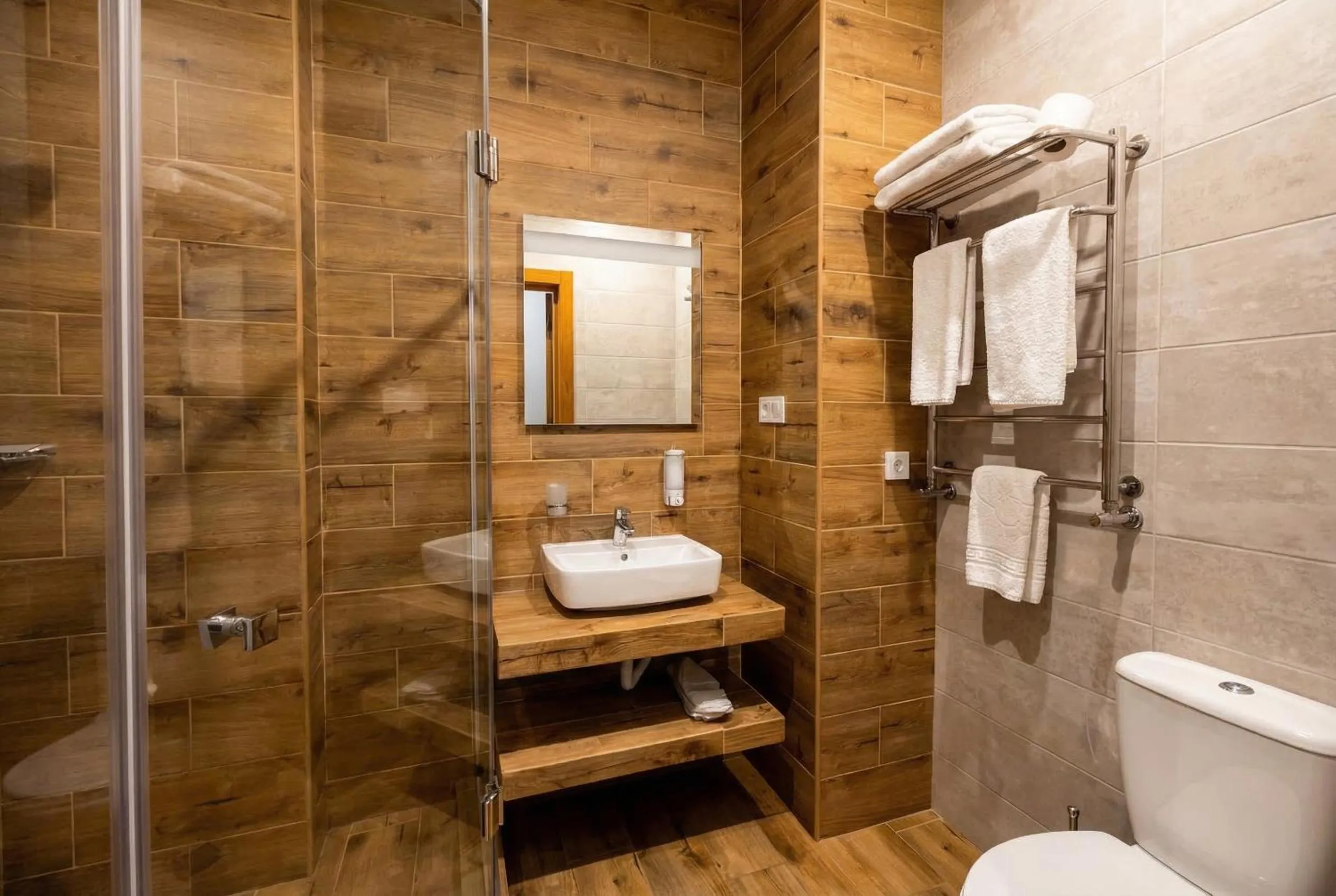 Toilet in Mykonos Hotel Apart - Maestro