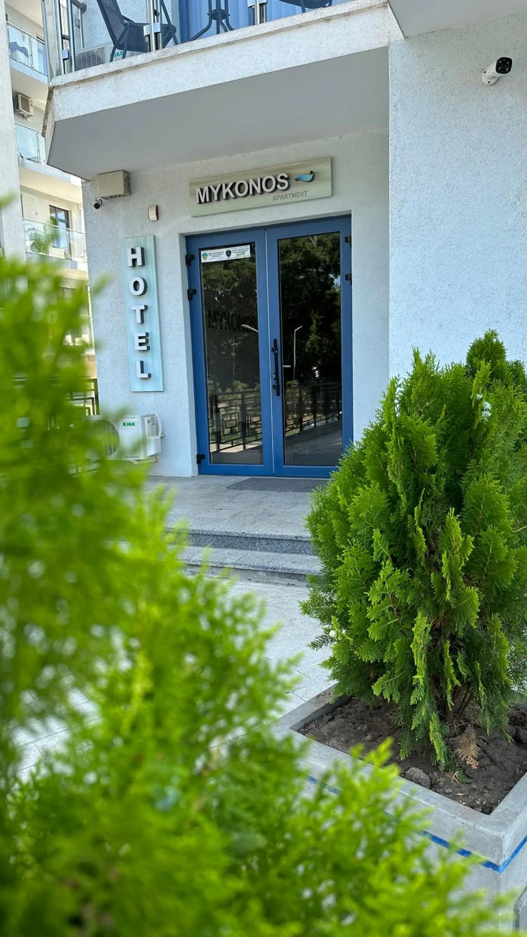 Facade/entrance in Mykonos Hotel Apart - Maestro