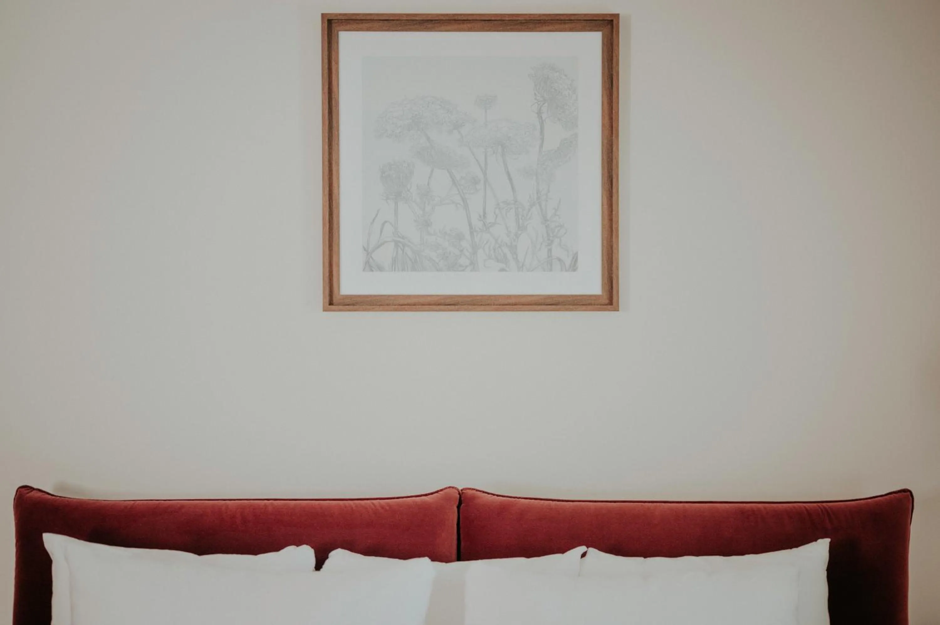 Decorative detail, Bed in The Rochester Hotel