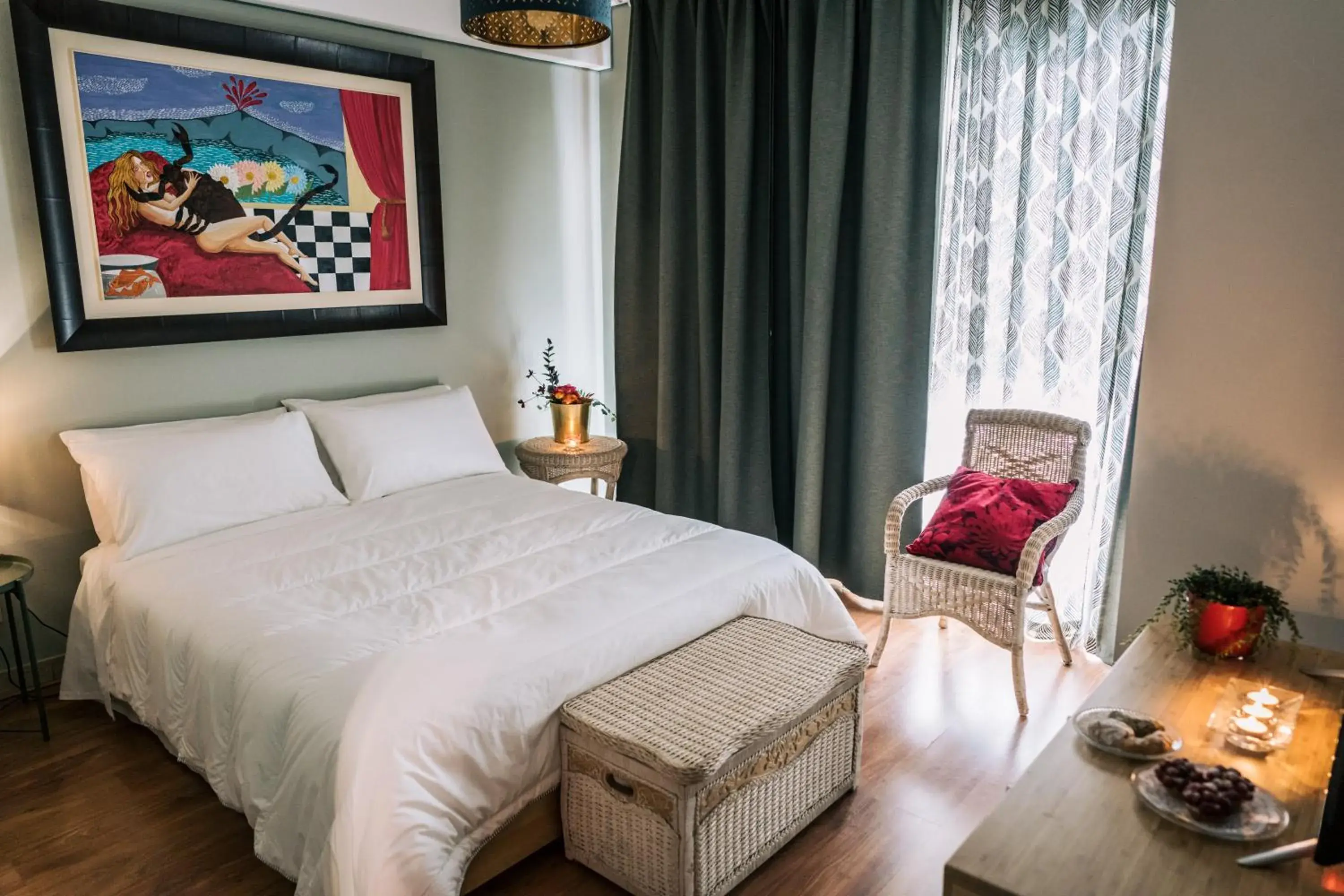 Deluxe Double Room - single occupancy in Le Finestre di Via Asiago Deluxe Double Room - single occupancy in Le Finestre di Via Asiago