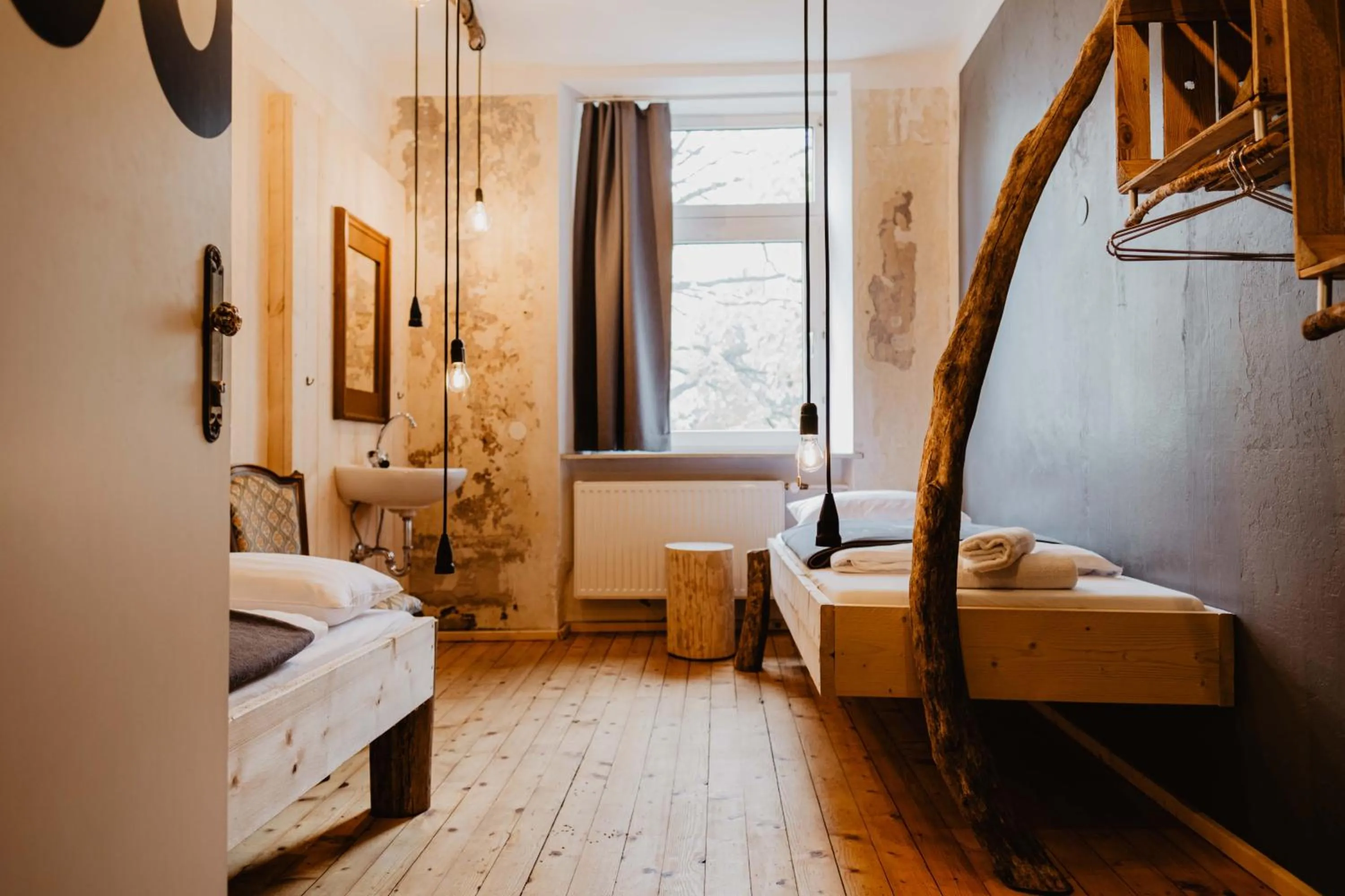 Bed in The Keep Eco Rooms