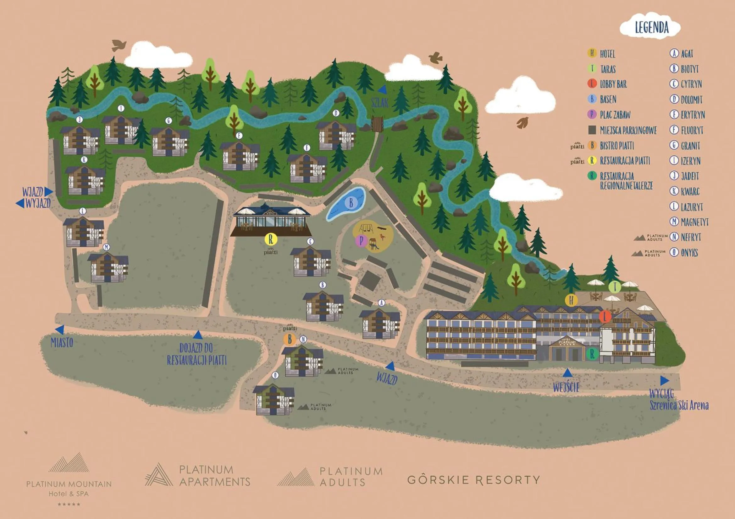 Property building in Platinum Mountain Hotel&SPA