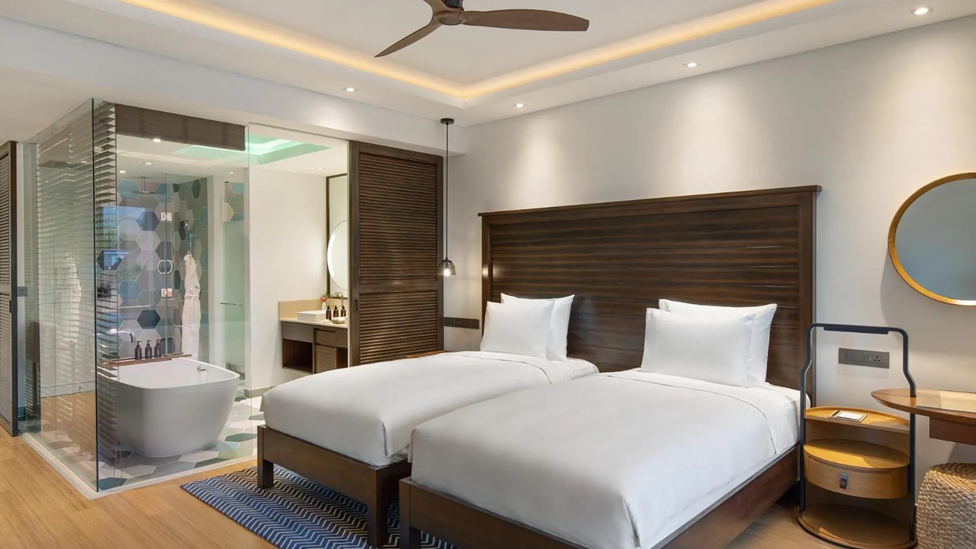 Bathroom, Bed in InterContinental Dominica Cabrits Resort & Spa by IHG