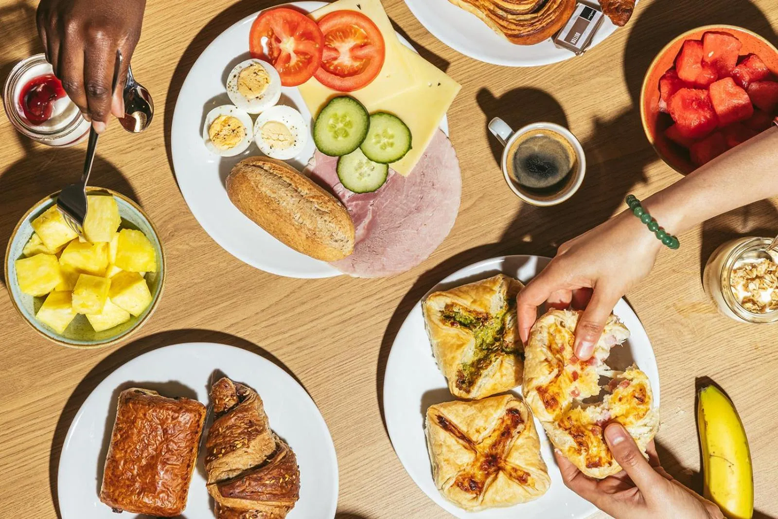 Breakfast in Point A Hotel Edinburgh Haymarket