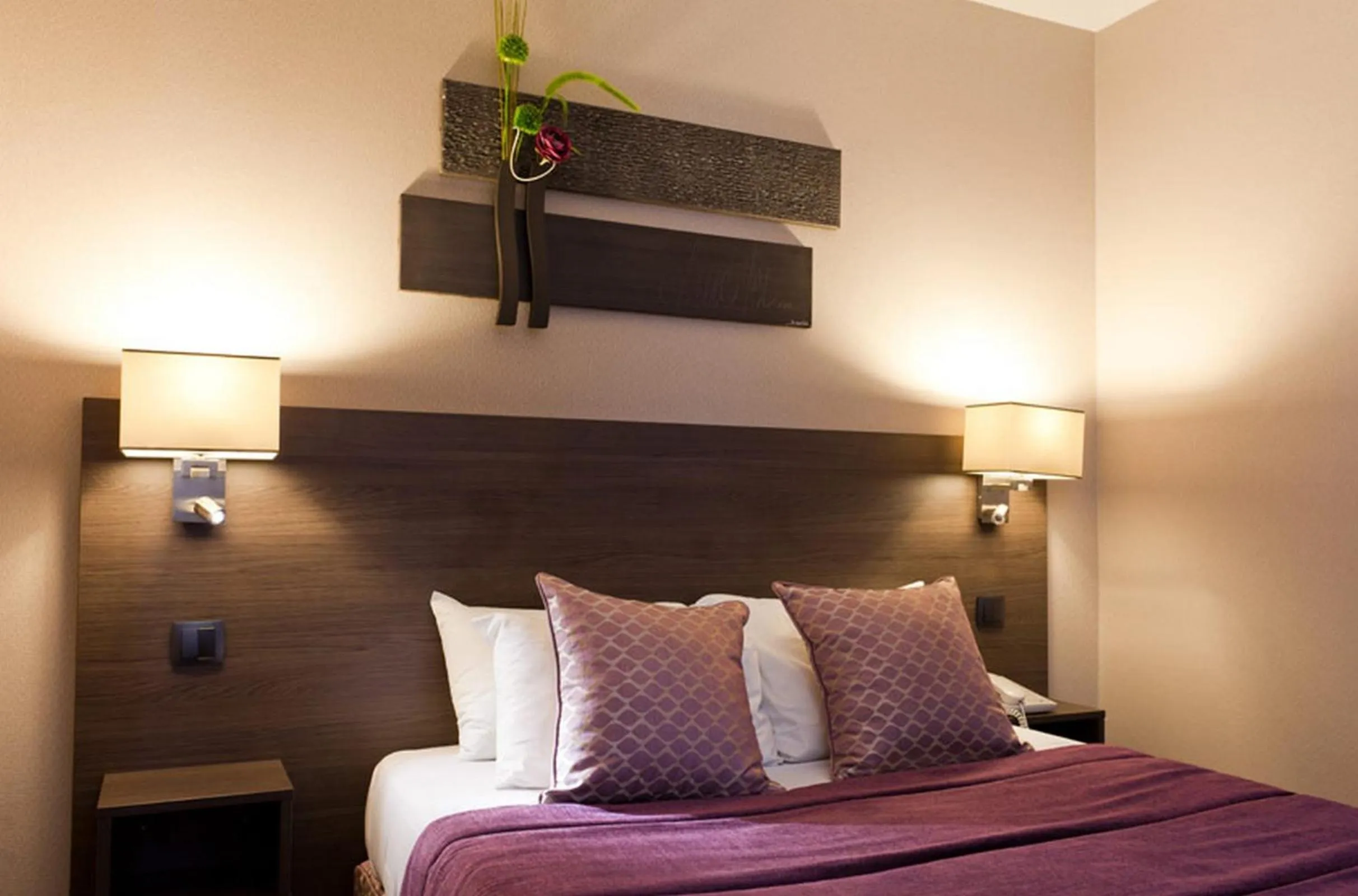 Bed in Hotel France Albion